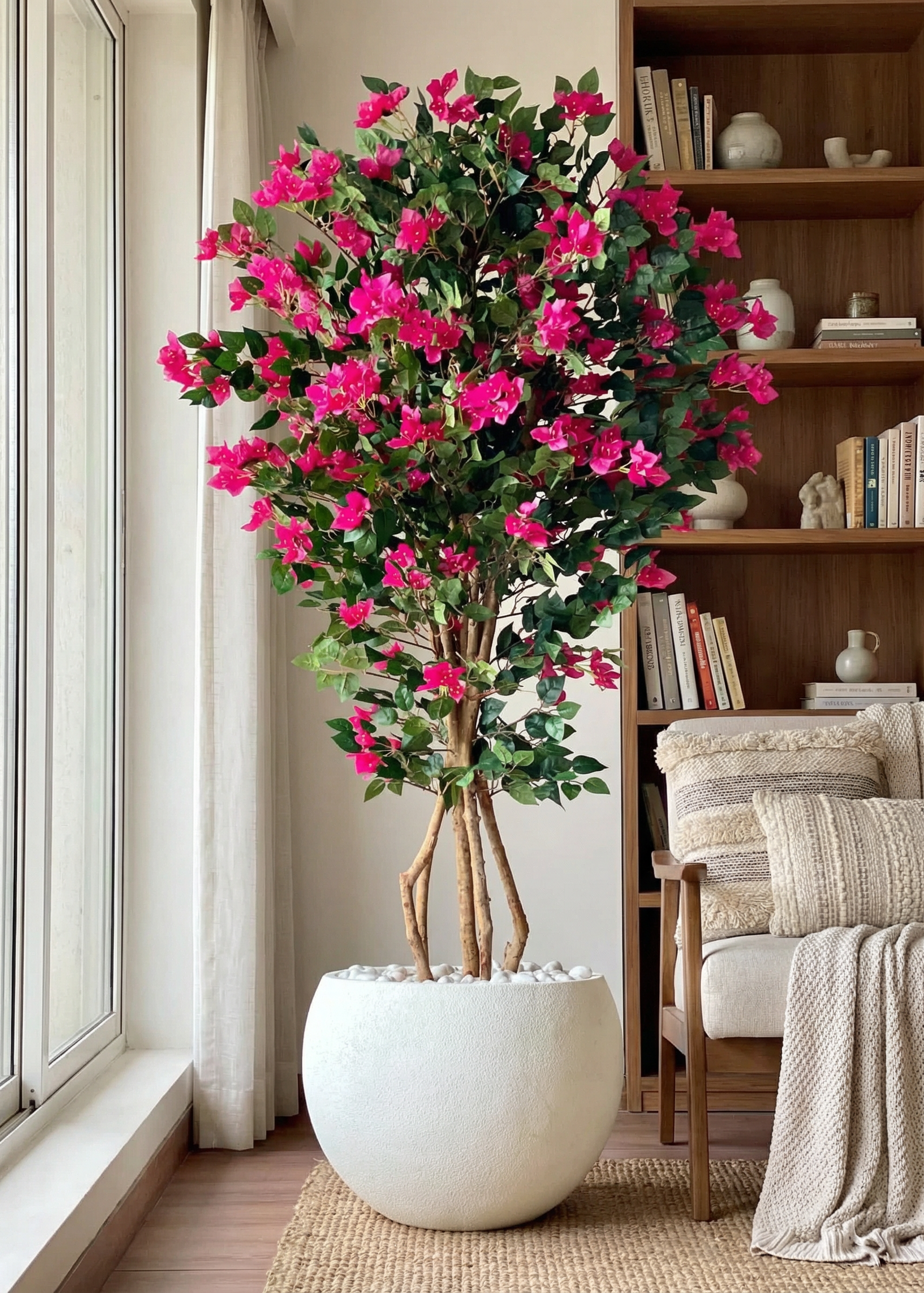 Artificial Bougainvillea Plant - 6 Feet