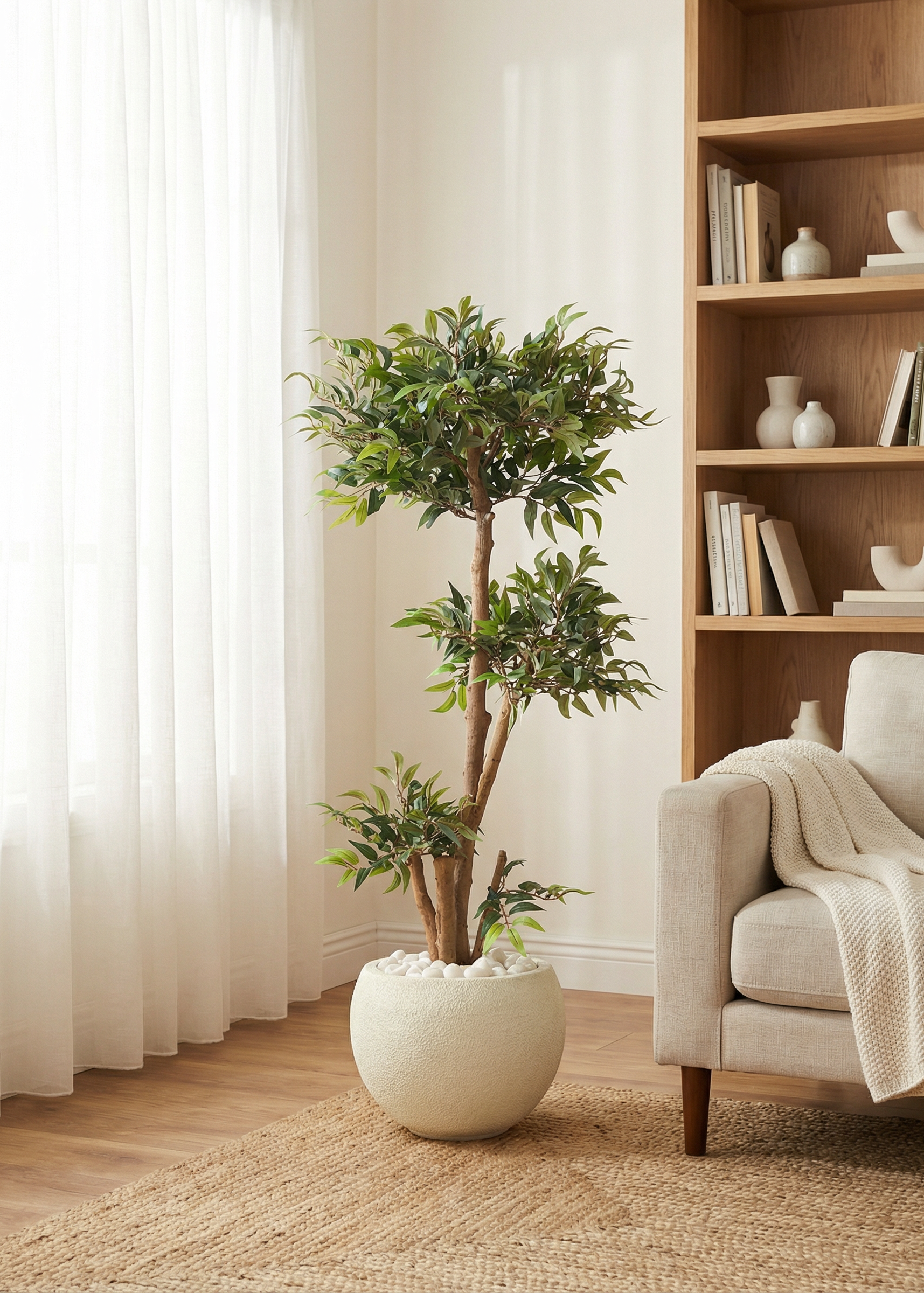 Artificial Ruscus Lush Plant - 4 Feet