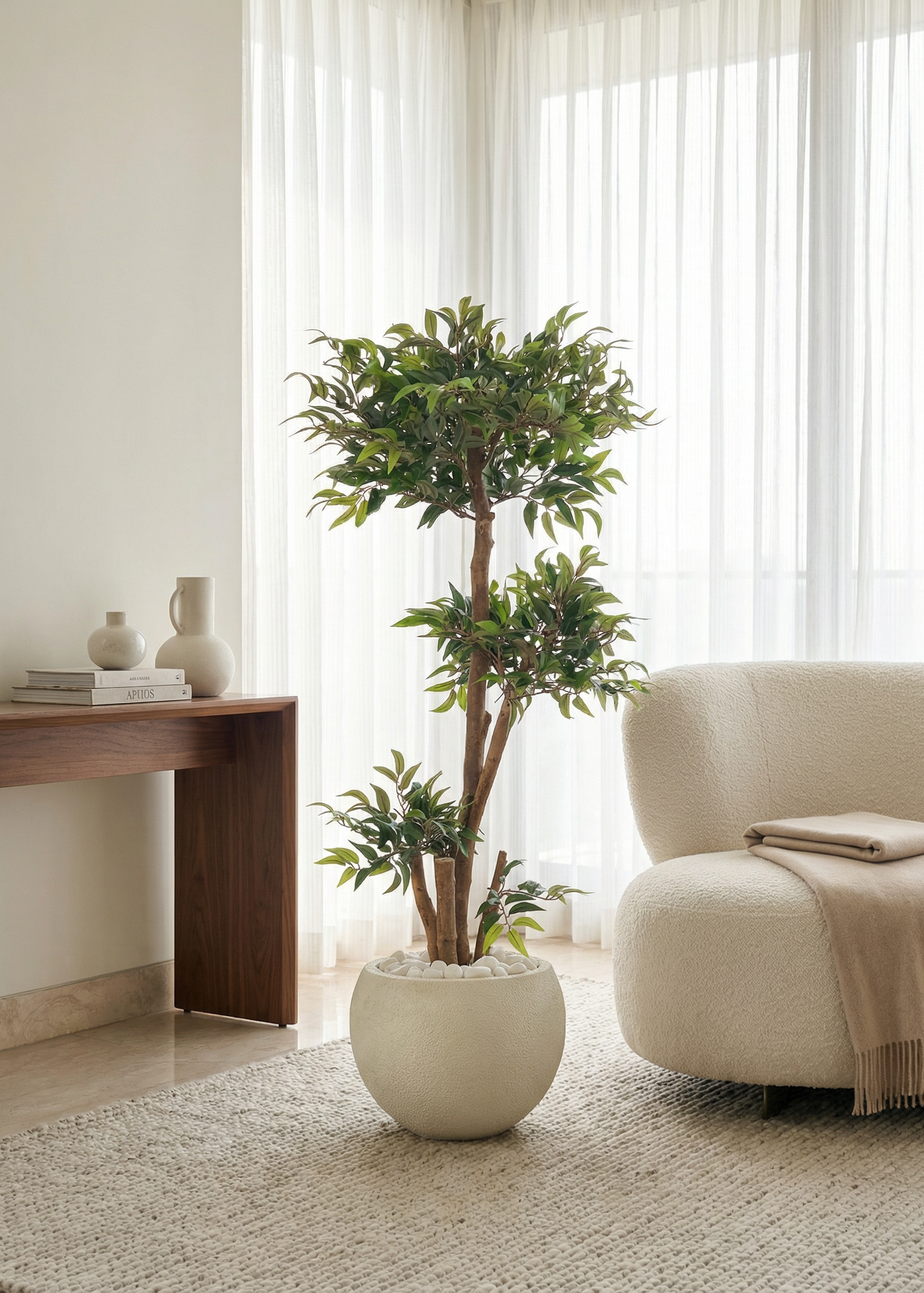 Artificial Ruscus Lush Plant - 4 Feet