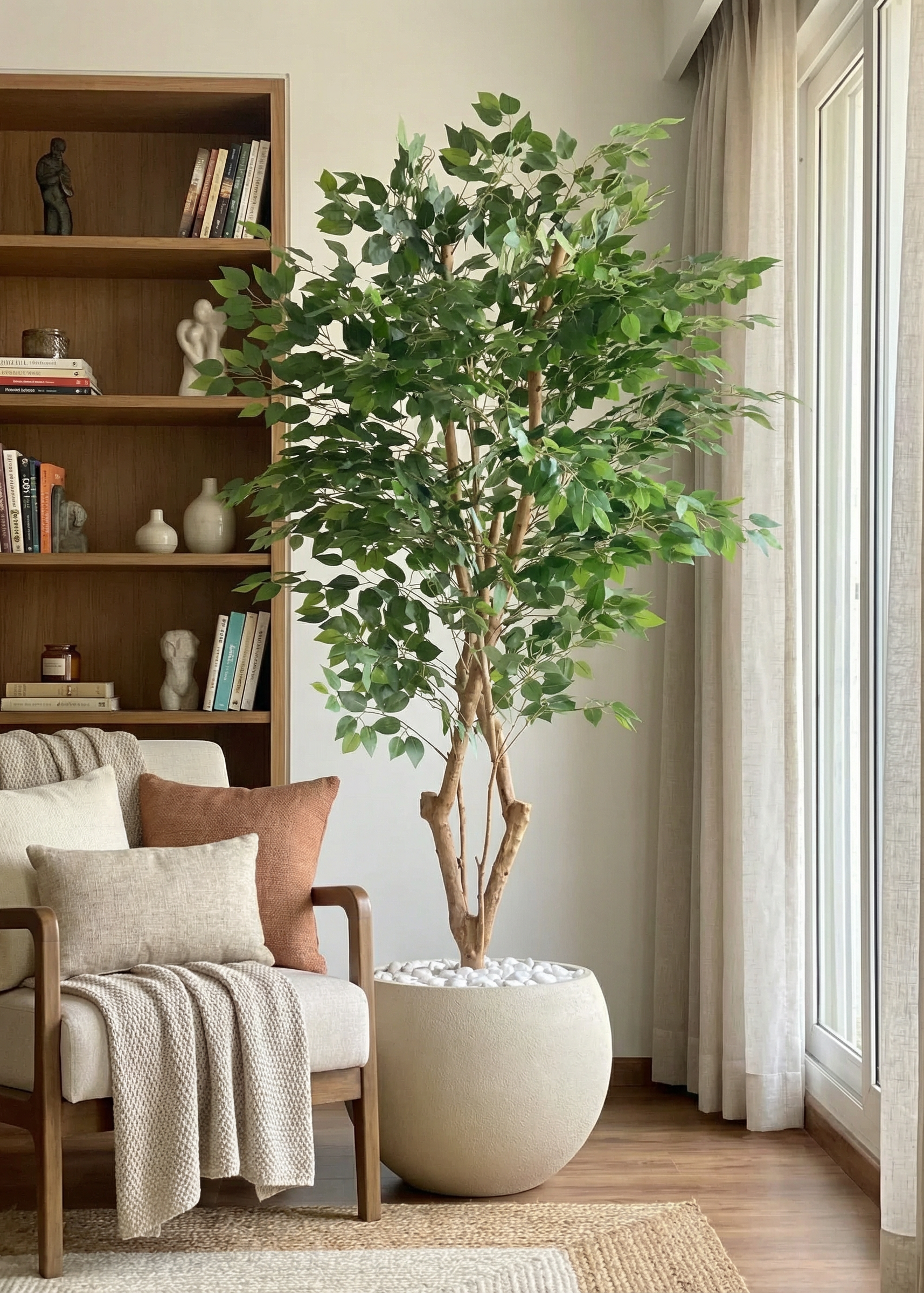 Artificial Grove Ficus Plant - 7 Feet