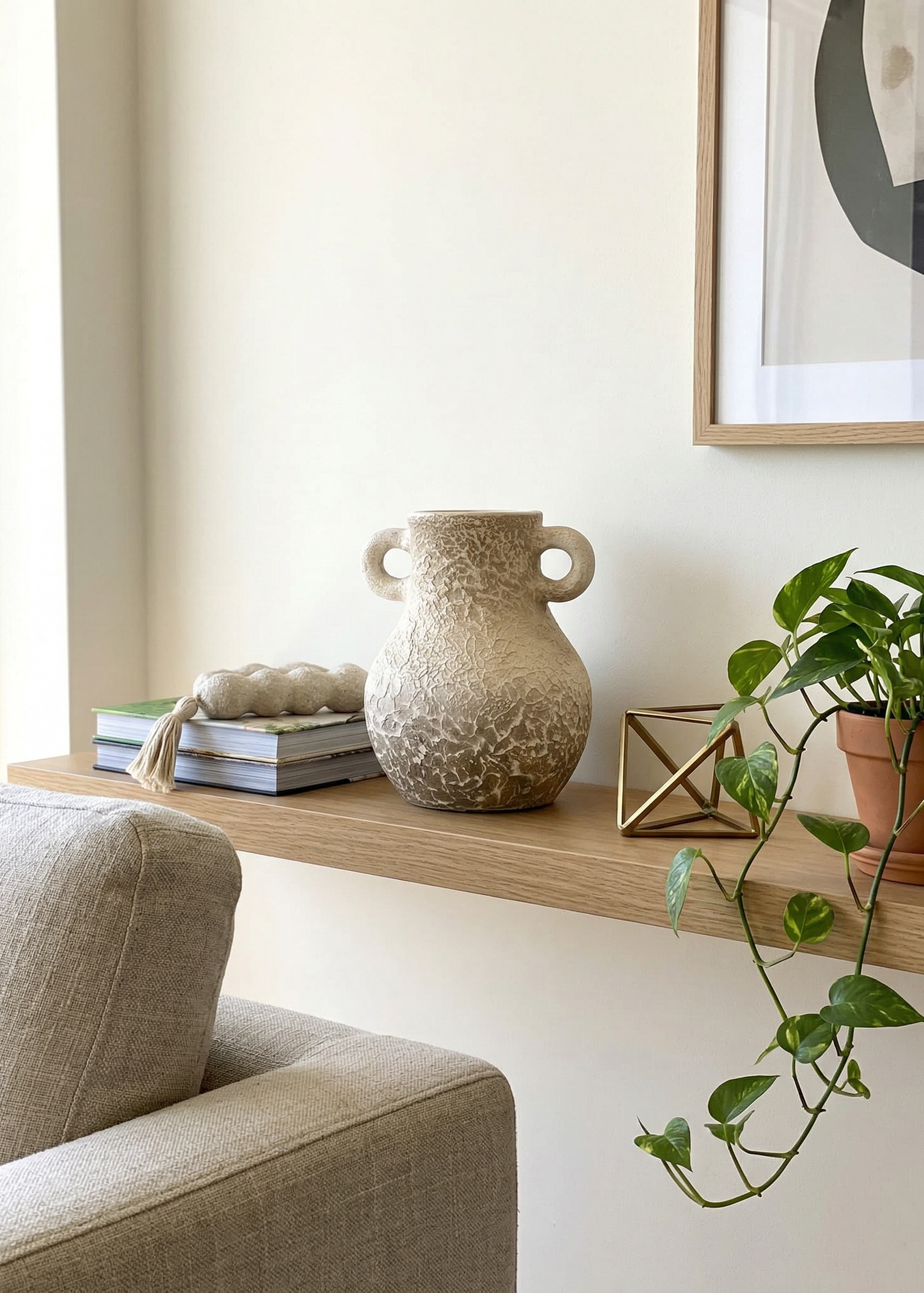 Cera Rustic Terracotta Vase - Small