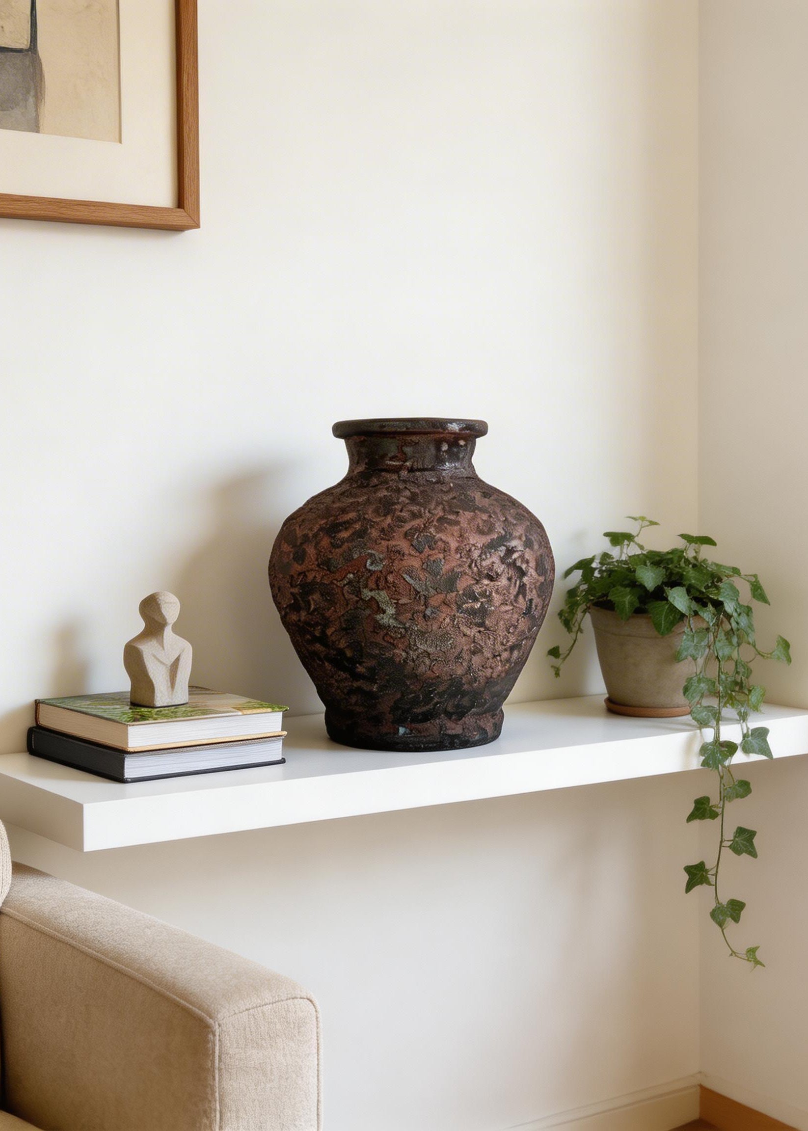 Mudstone Rustic Terracotta Vase - Large