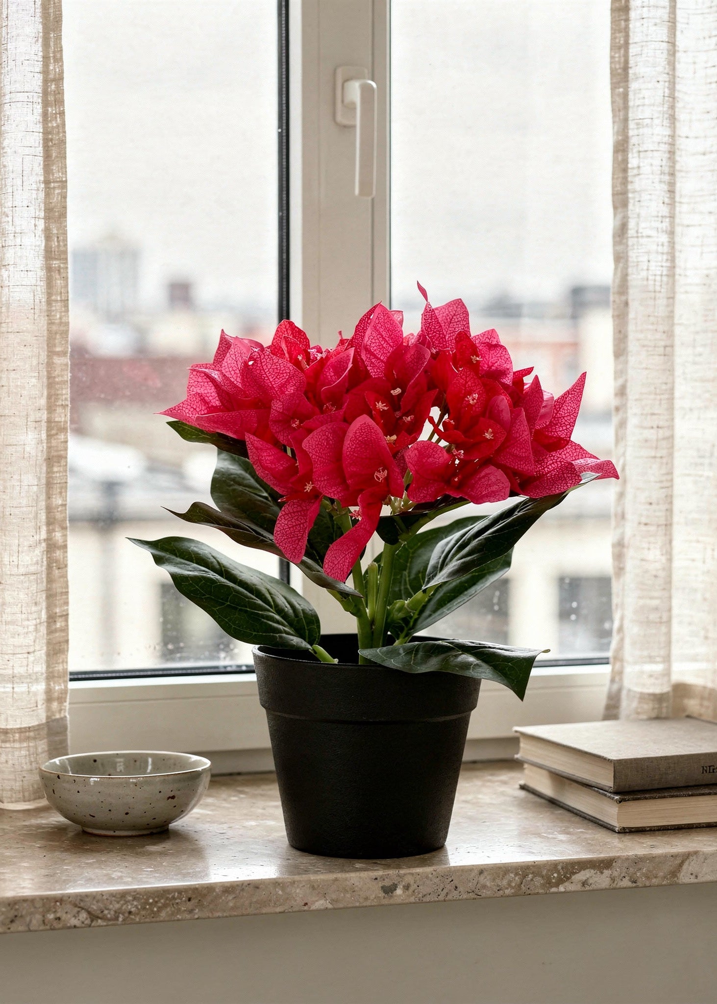 Artificial Pink Bougainvillea Plant