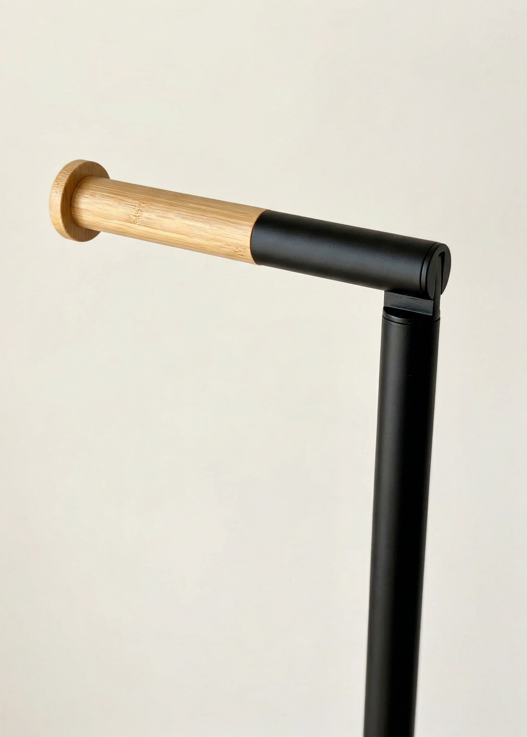 Axis Toilet Paper Holder With Brush - Black