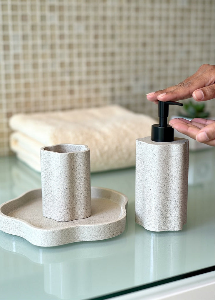 Dune Bathroom Set – (Set of 3)