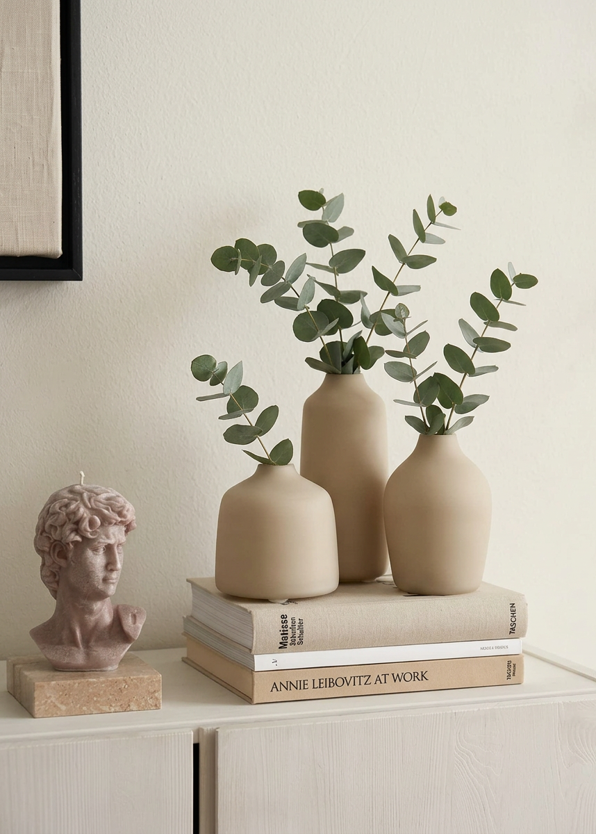 Elma Glass Vase - (Set of 3)