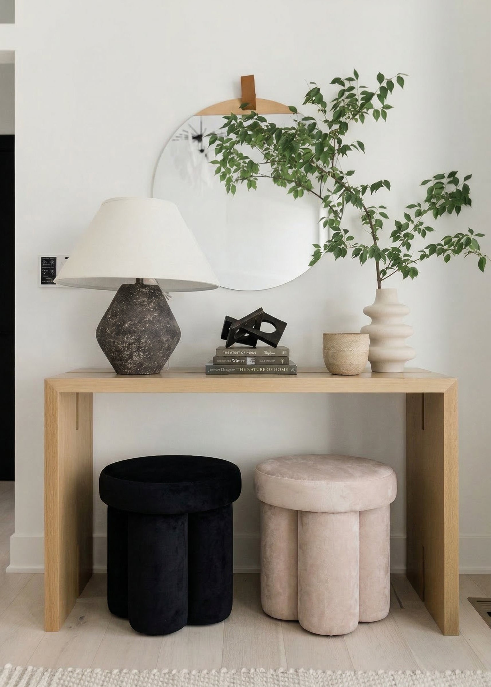 Derby Pouffe - Black