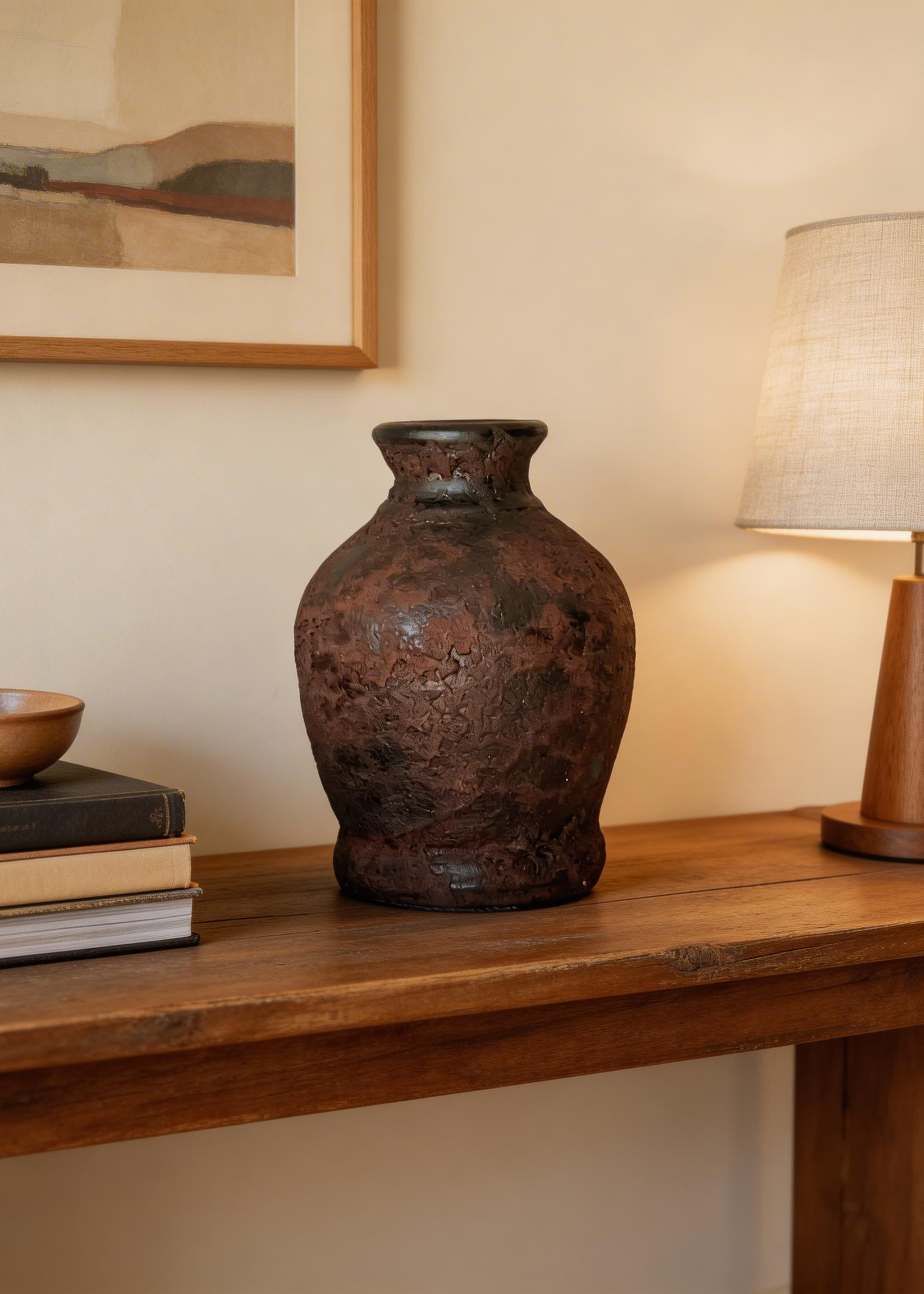 Mudstone Rustic Terracotta Vase - Small