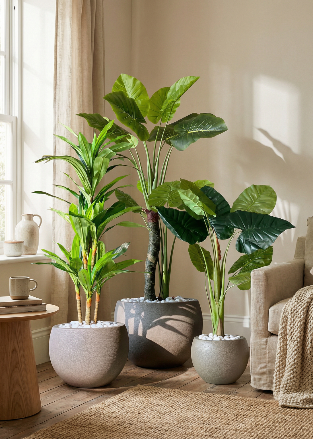 Lithos Planters - Mud Brown