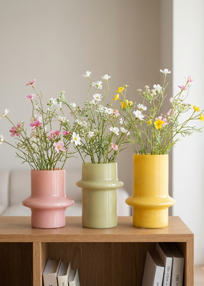 Morena Glass Vase - (Set of 3)