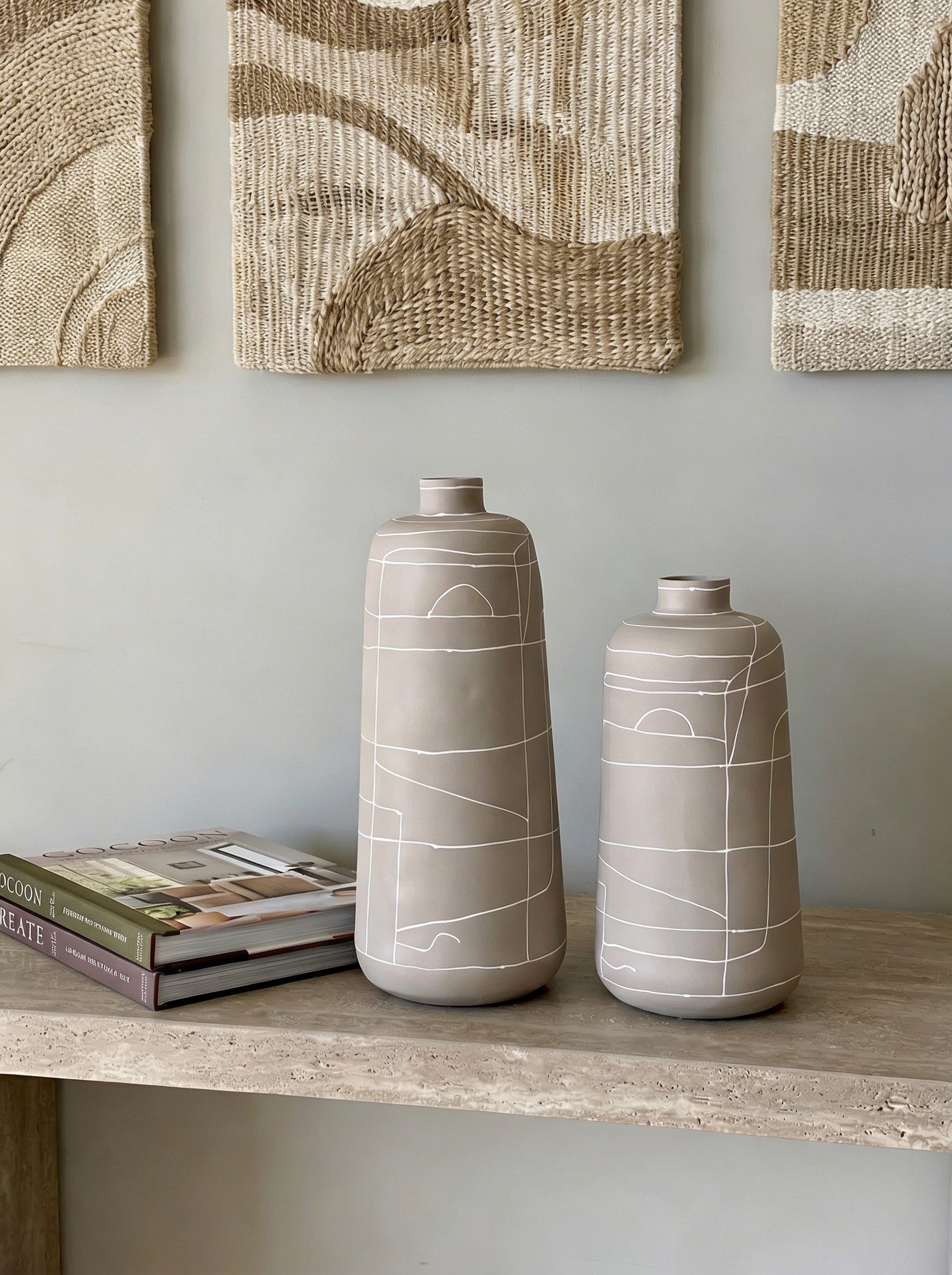Dune Terra Vase - Beige (Small)
