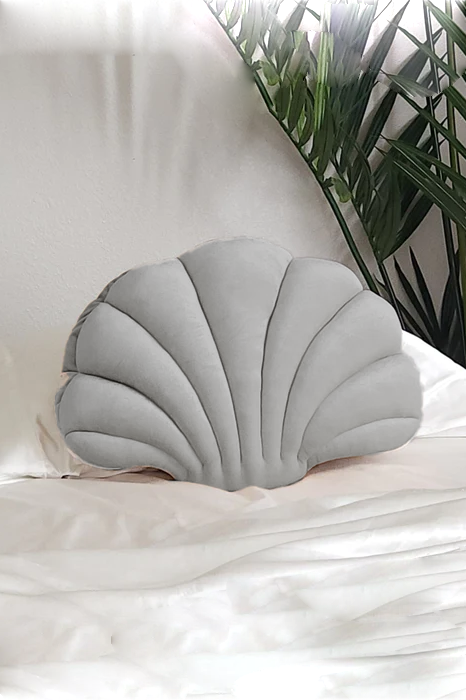 Shell Pillow - Grey