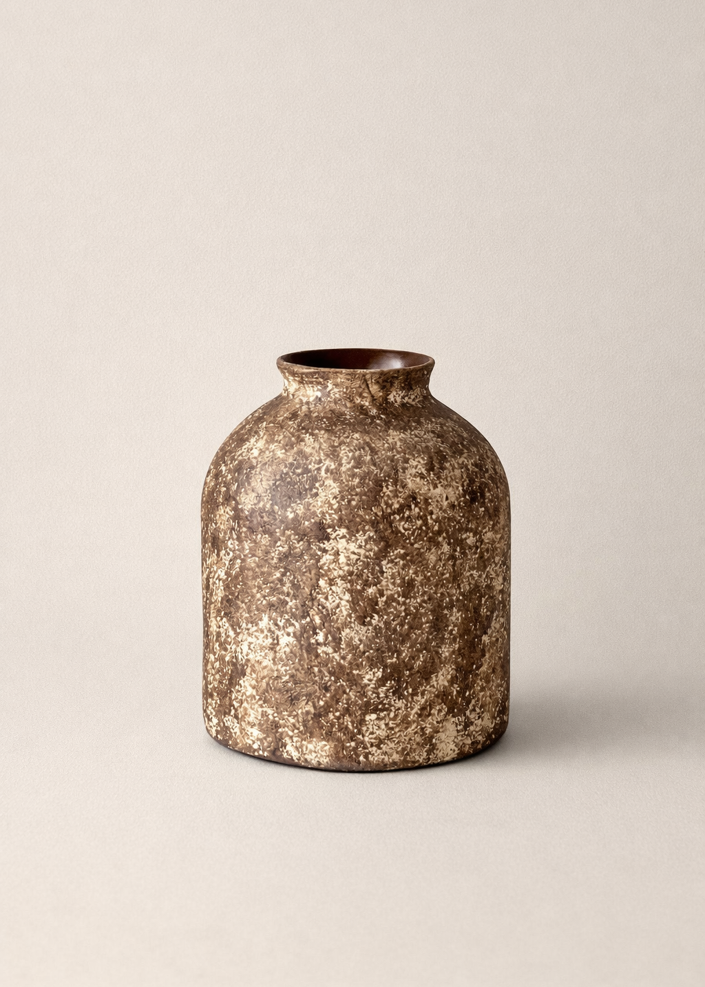 Fossil Vases - Aged Brown