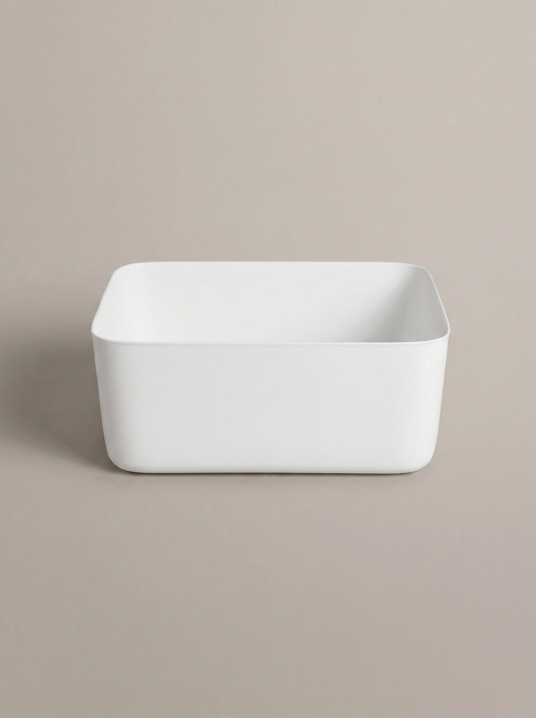 PP Big Storage Basket - White