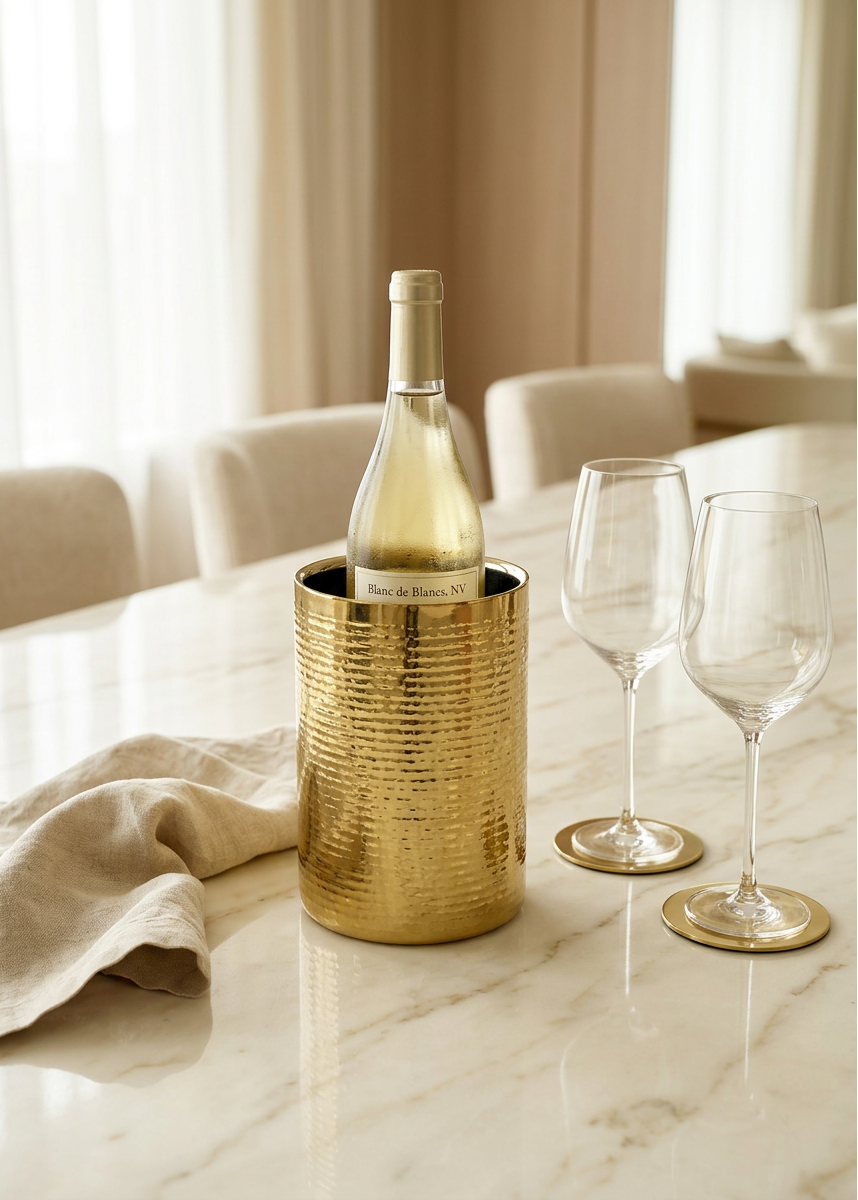 Bari Hammered Wine Chiller