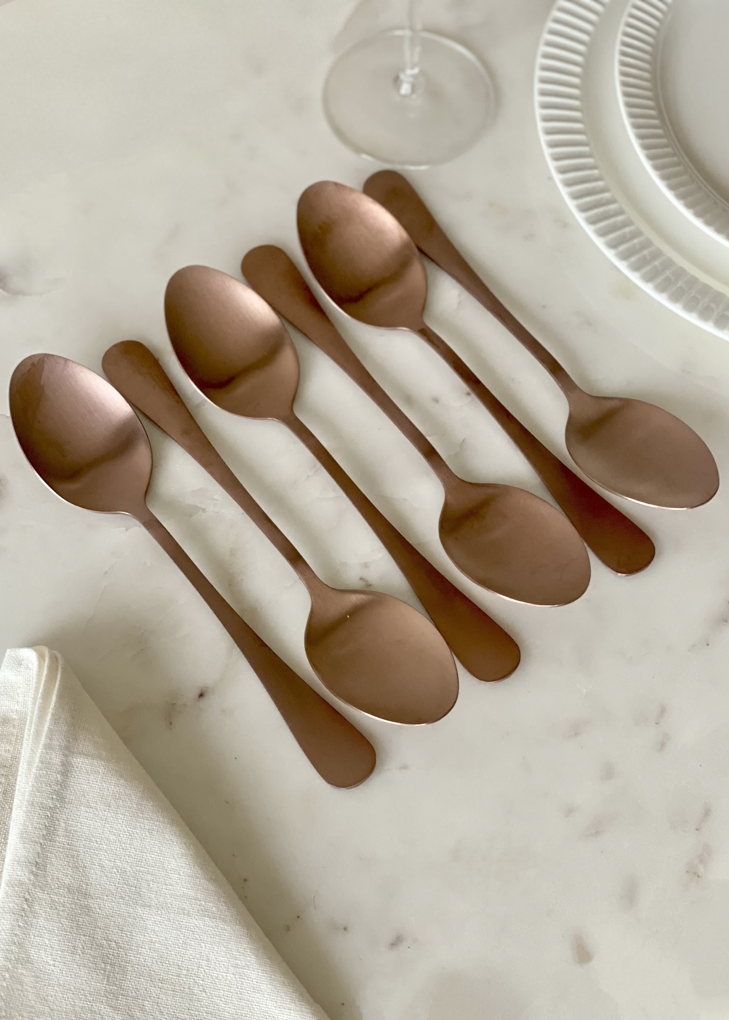 Rose Gold Cutlery Set - 24pcs