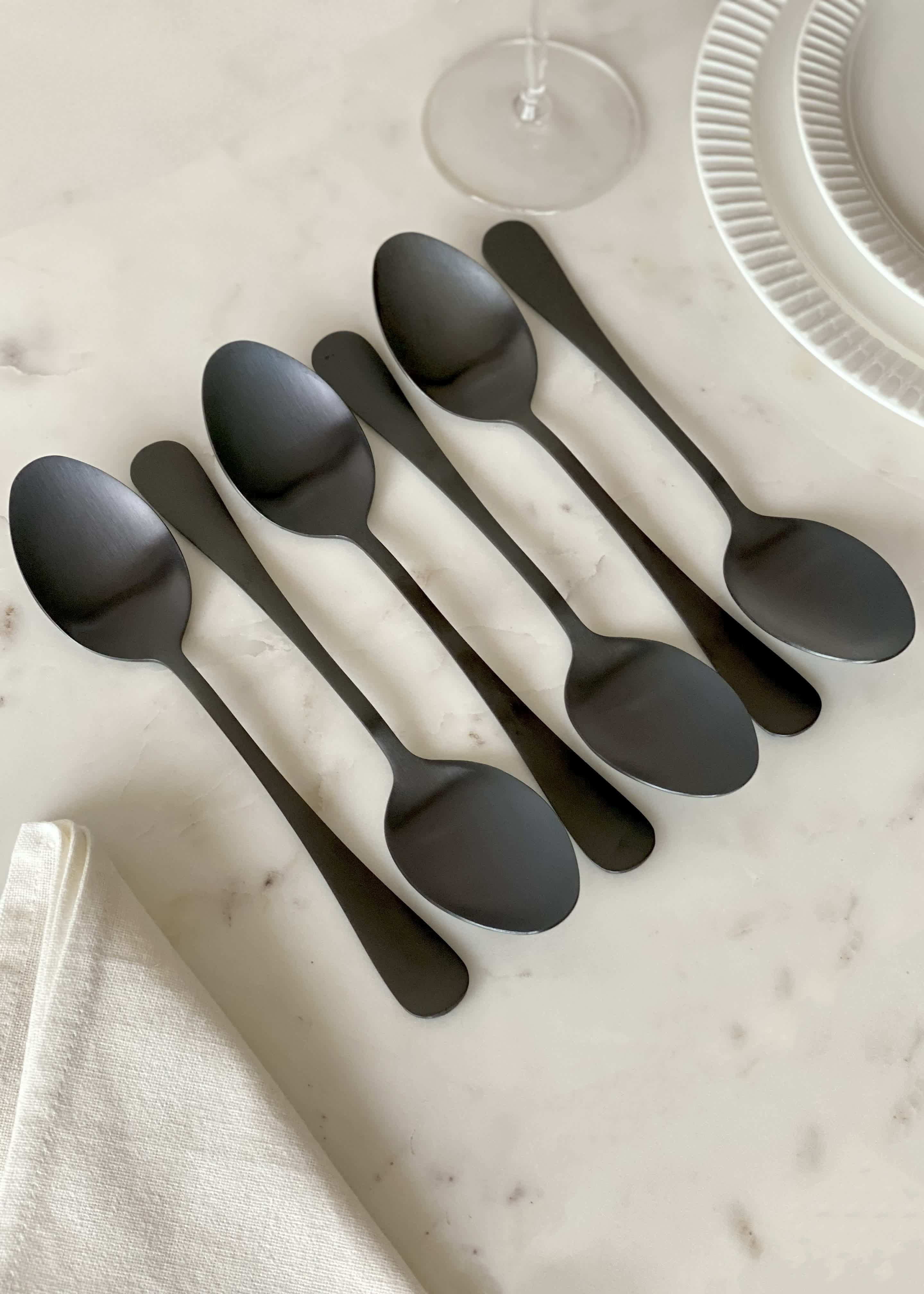 Black Cutlery Set - 24pcs