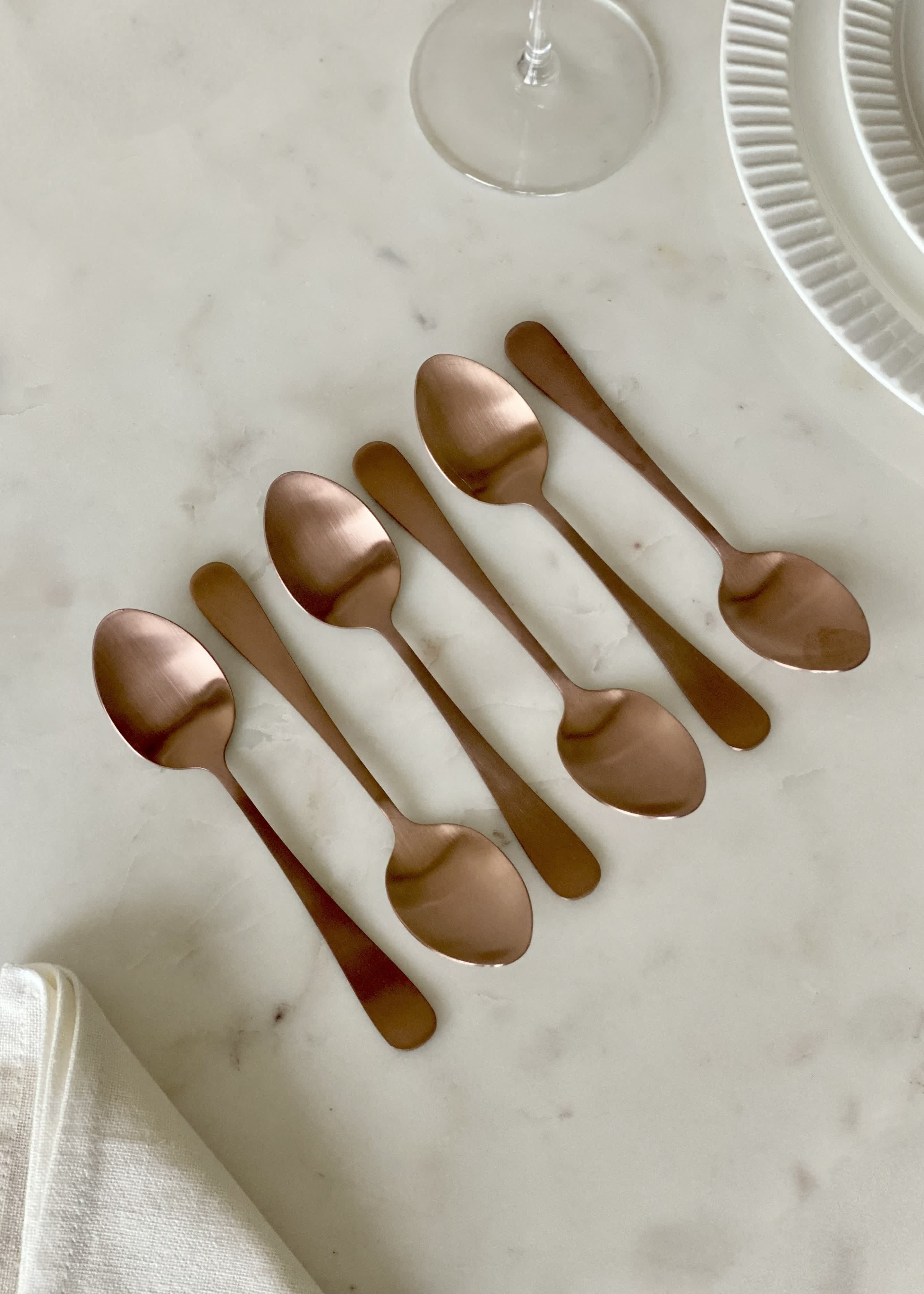 Rose Gold Cutlery Set - 24pcs