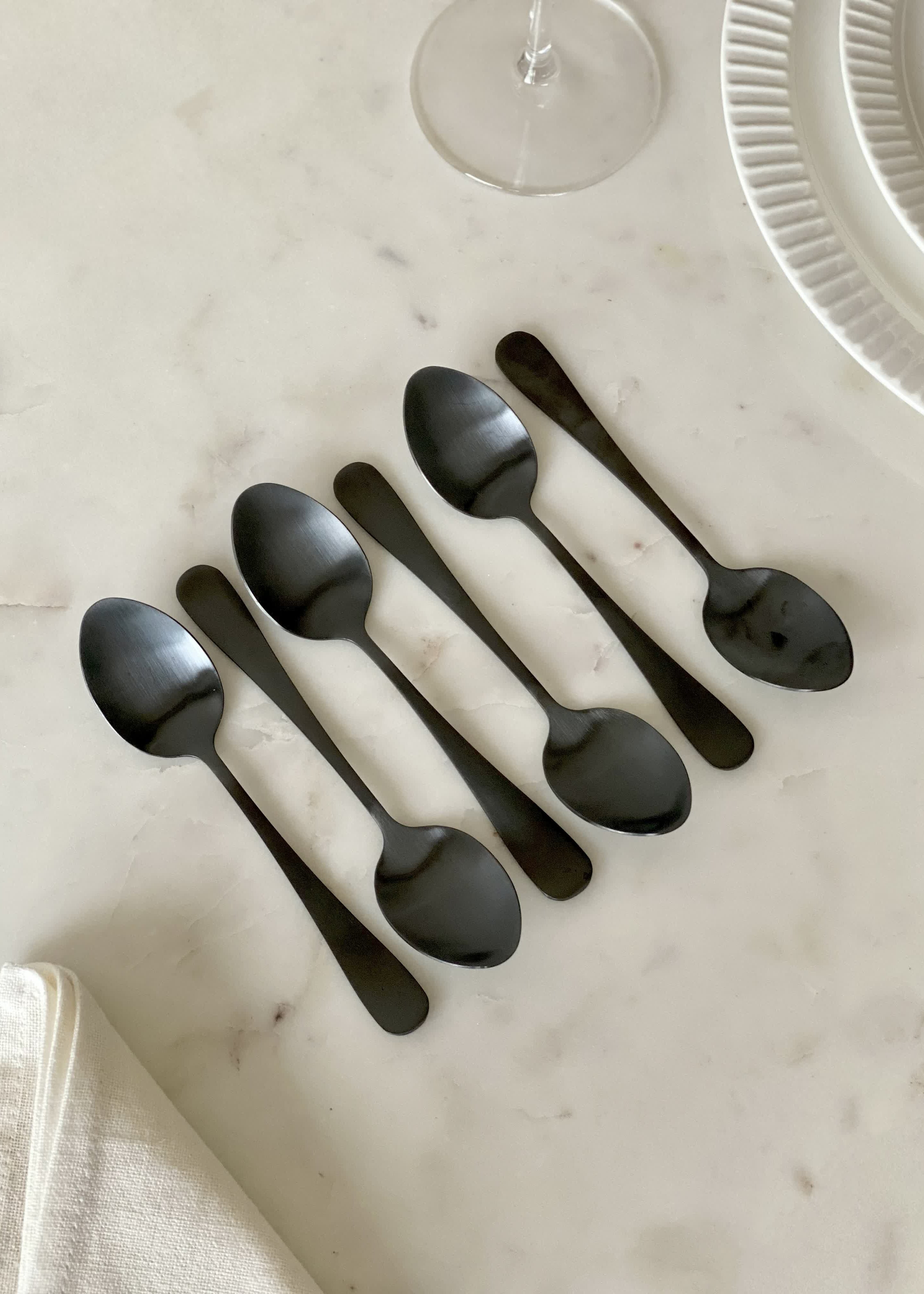Black Cutlery Set - 24pcs