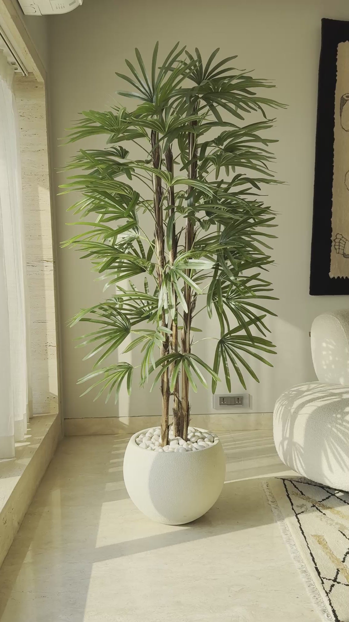 Artificial Rhapis Palm Tree - 6 Feet