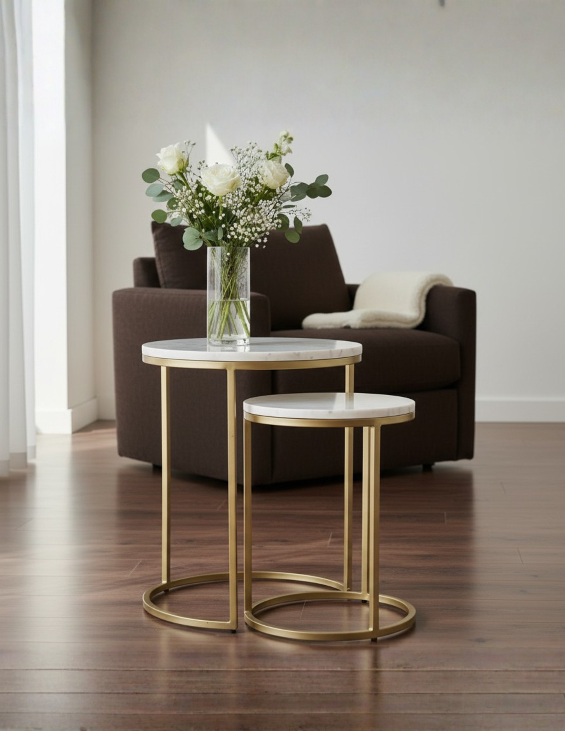 Oxford Marble Side Table (Set of 2)