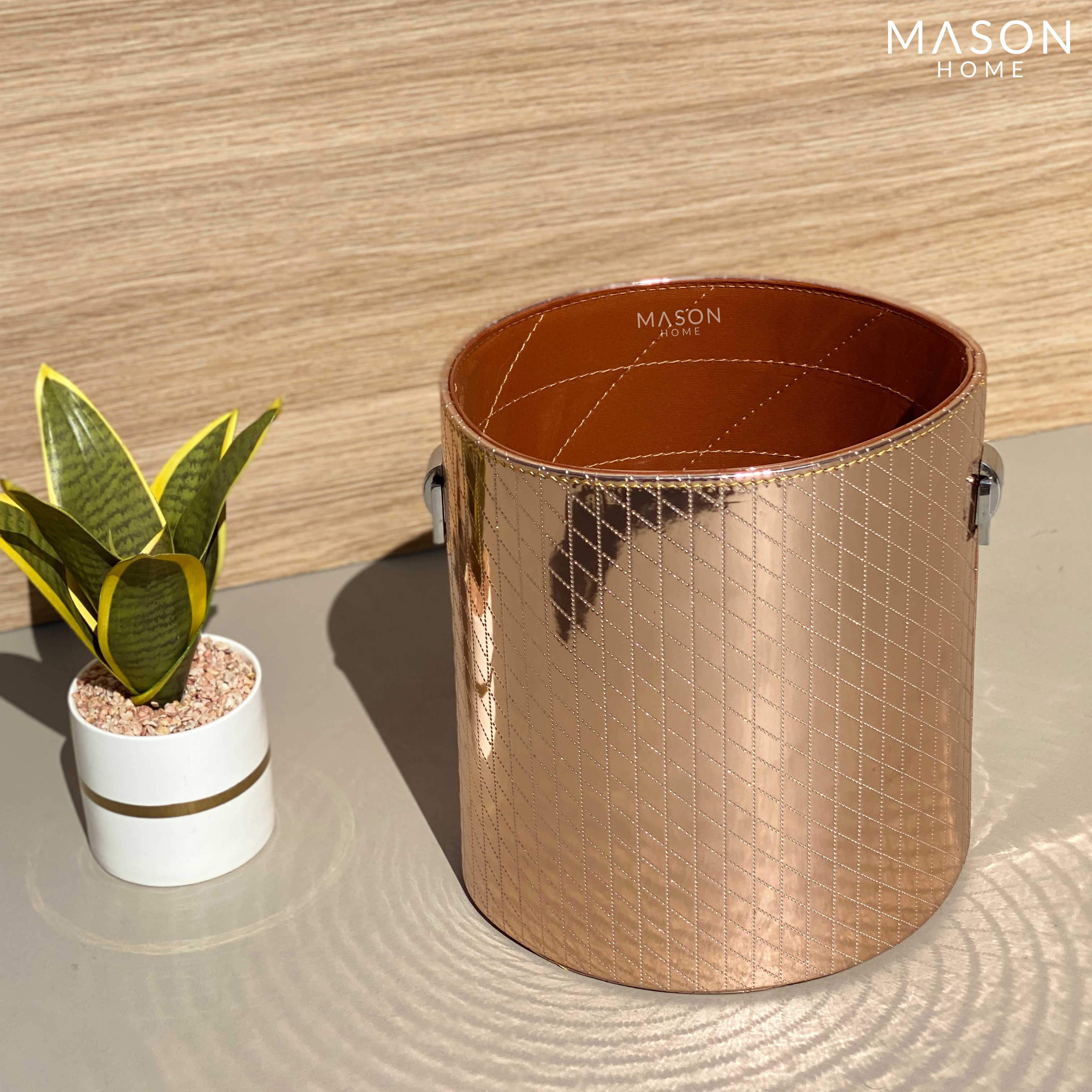 Storage Bin - Rose Gold