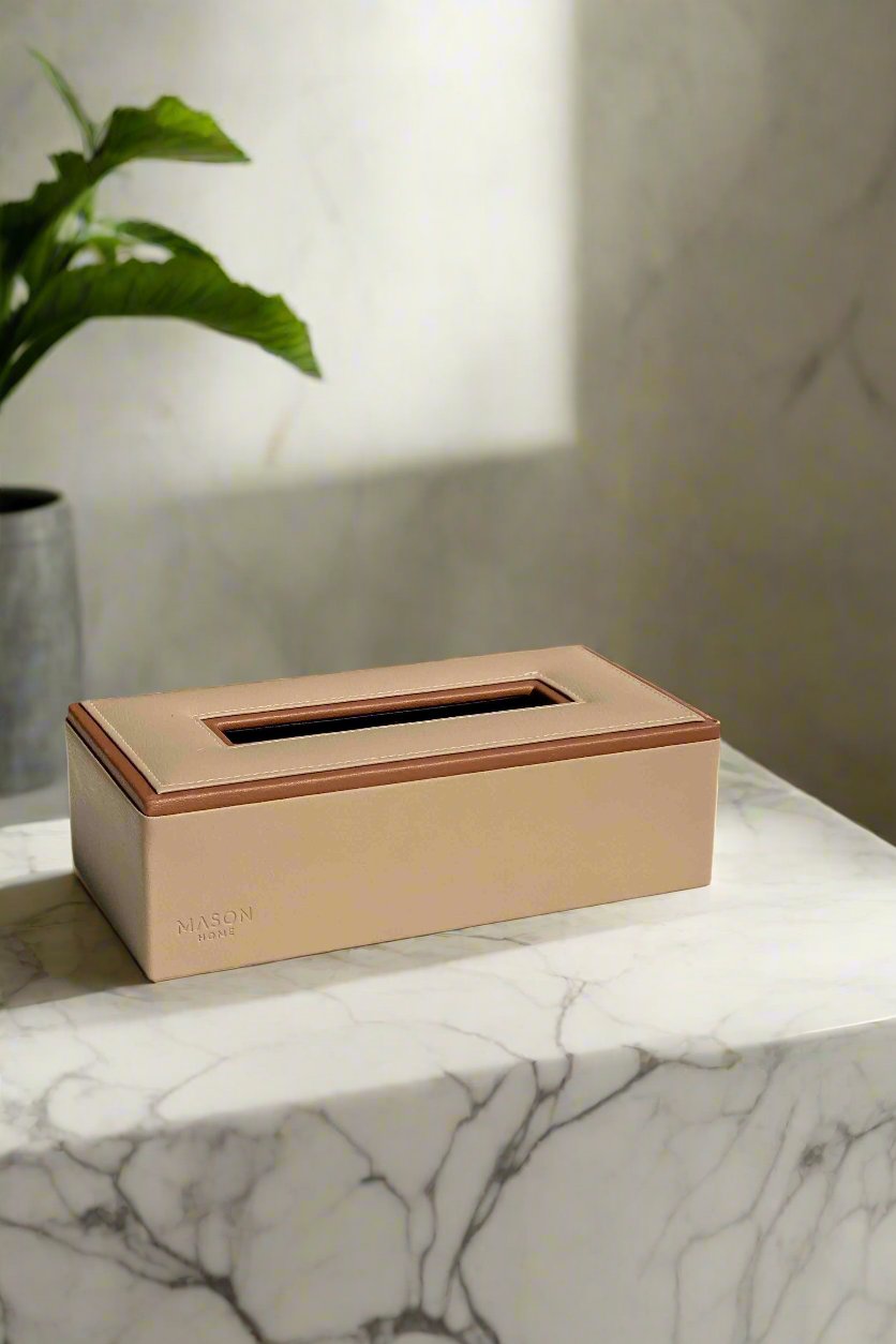 Naples Taupe Tissue Box