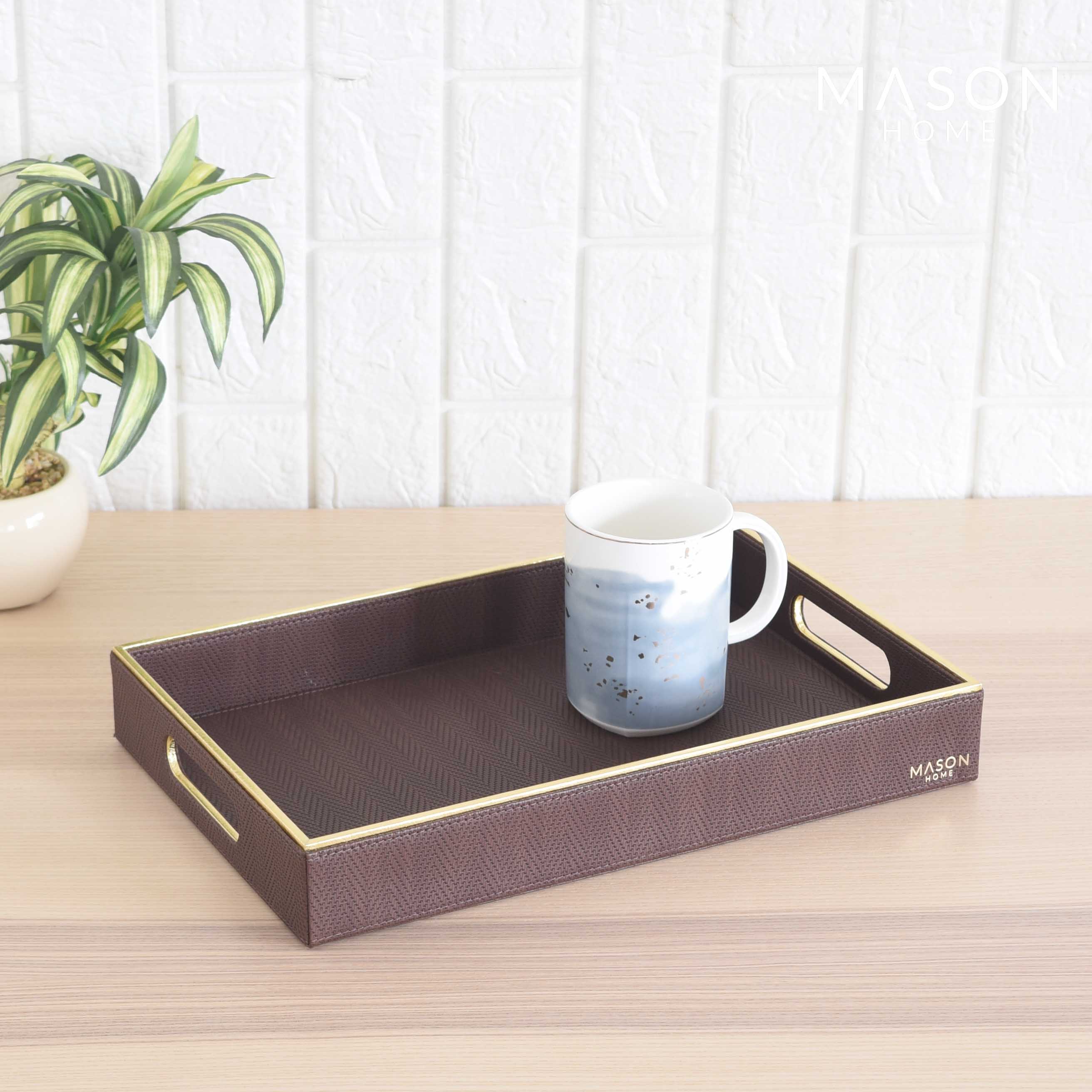 Hamilton Tray - Walnut Brown