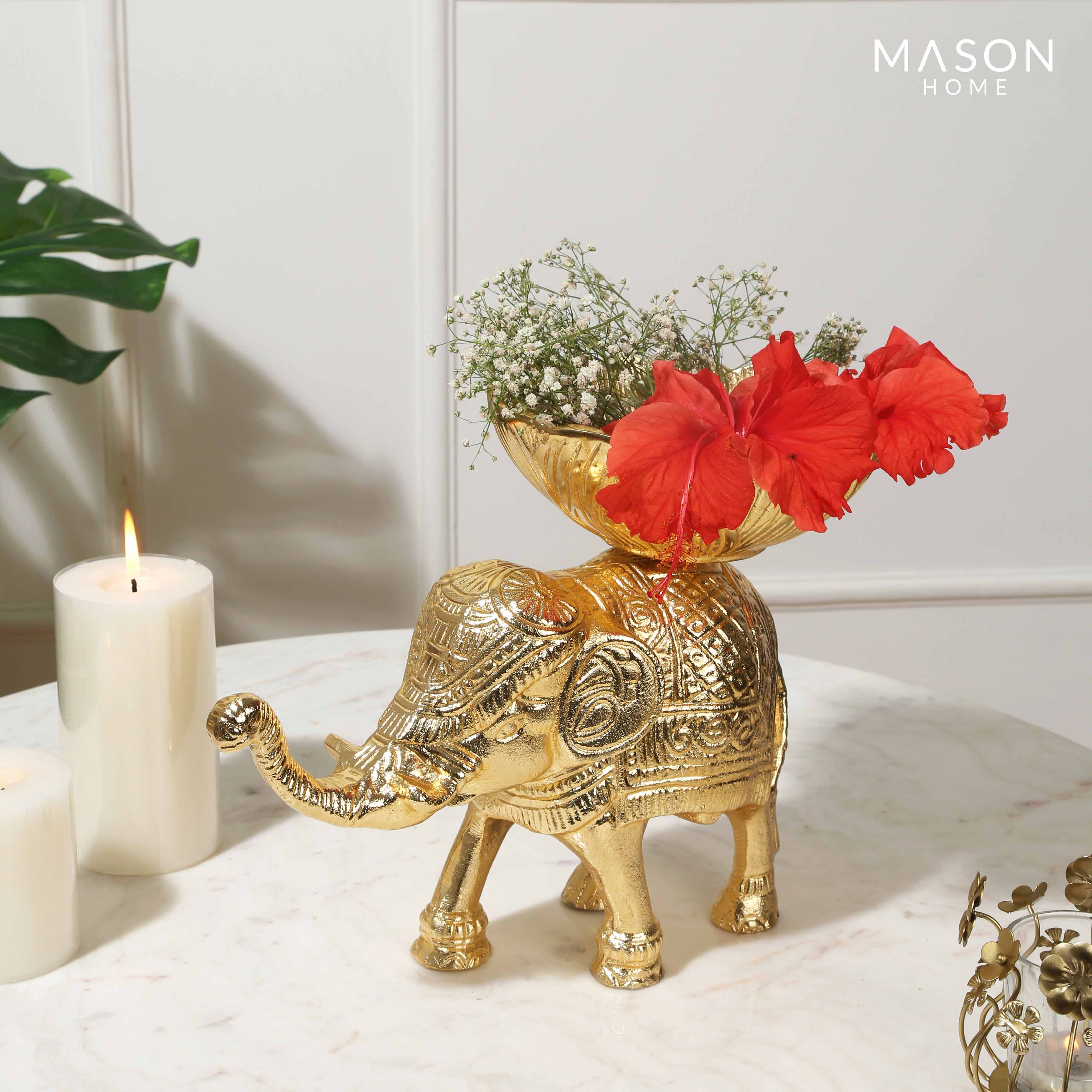 Elephant Gold Urli