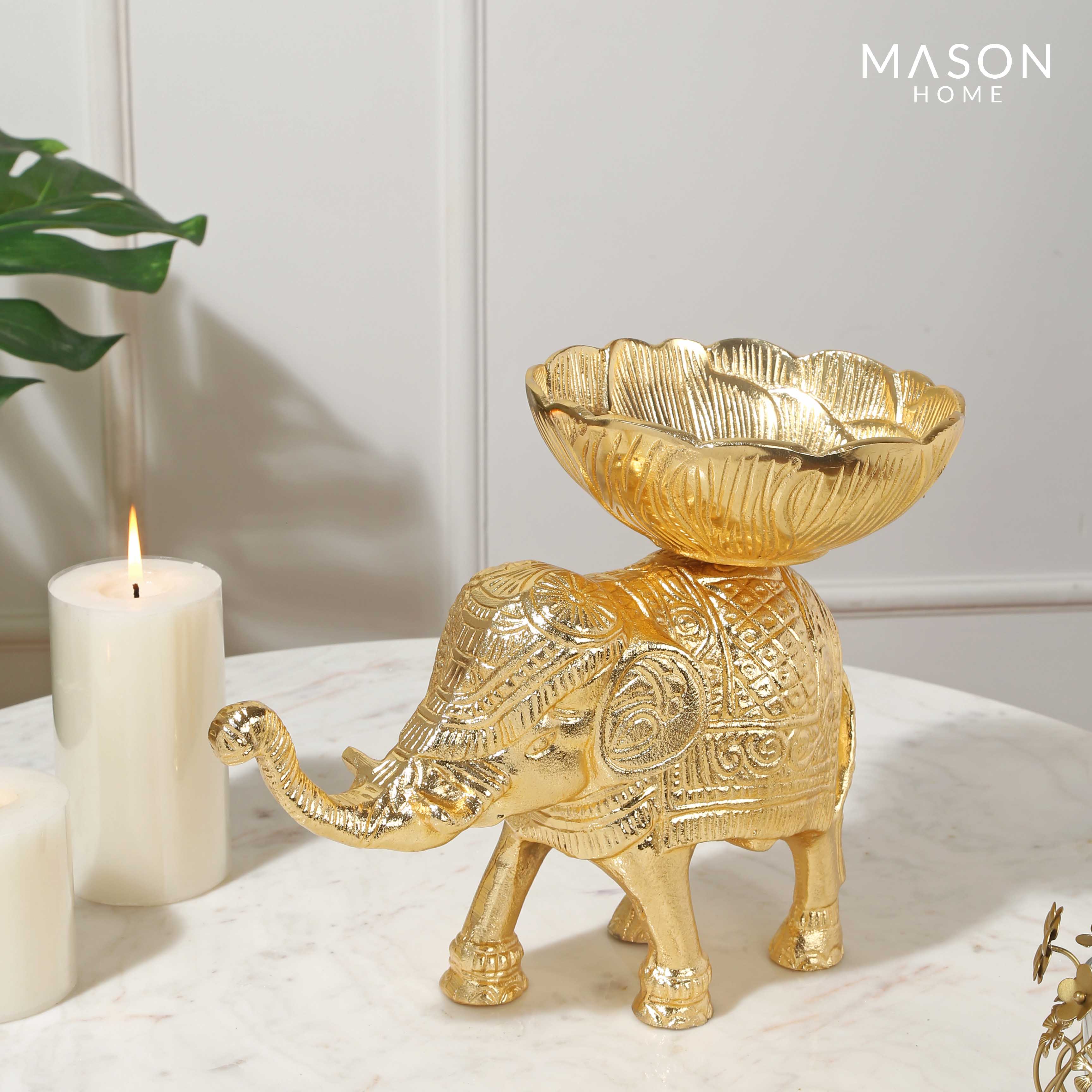 Elephant Gold Urli