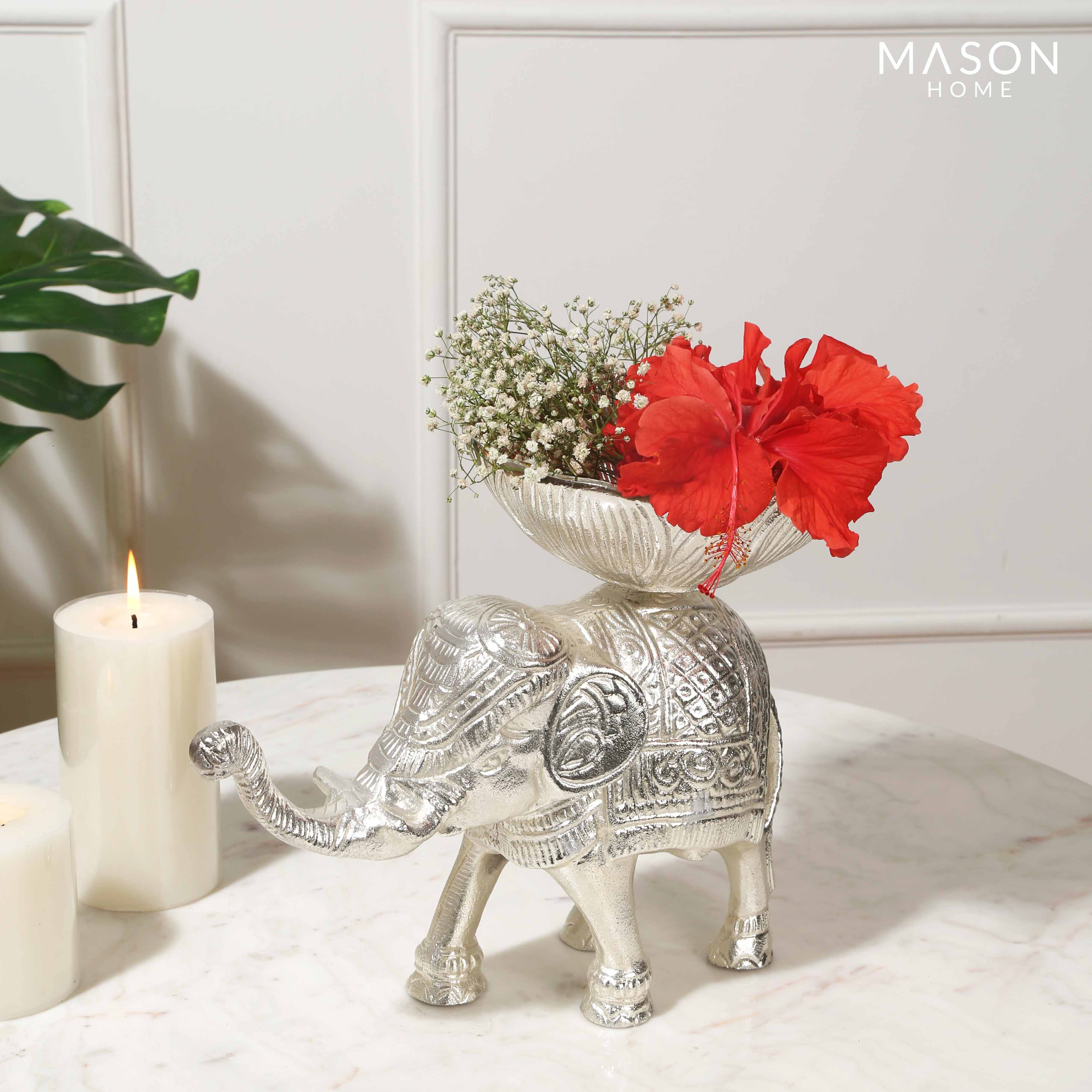 Elephant Silver Urli