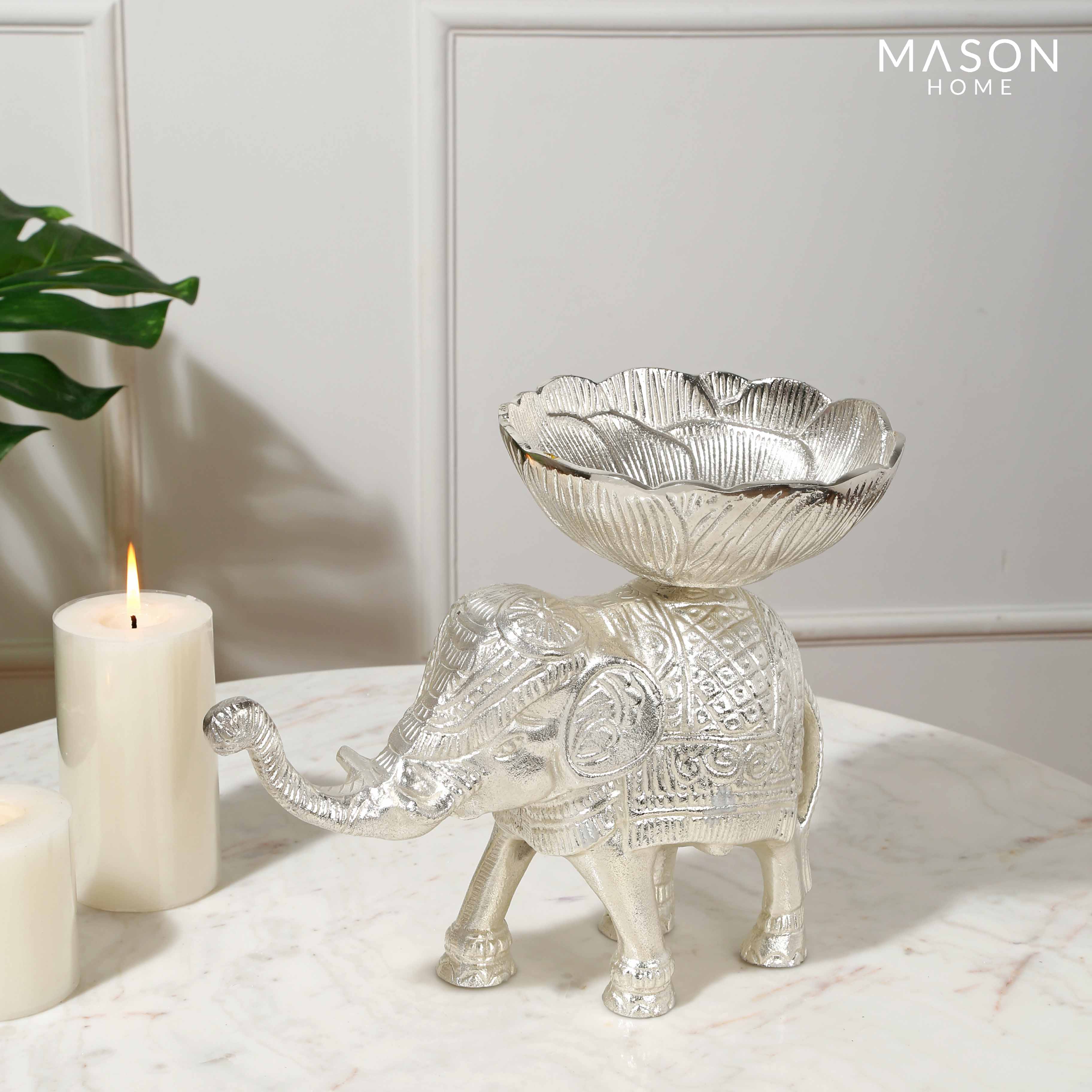 Elephant Silver Urli