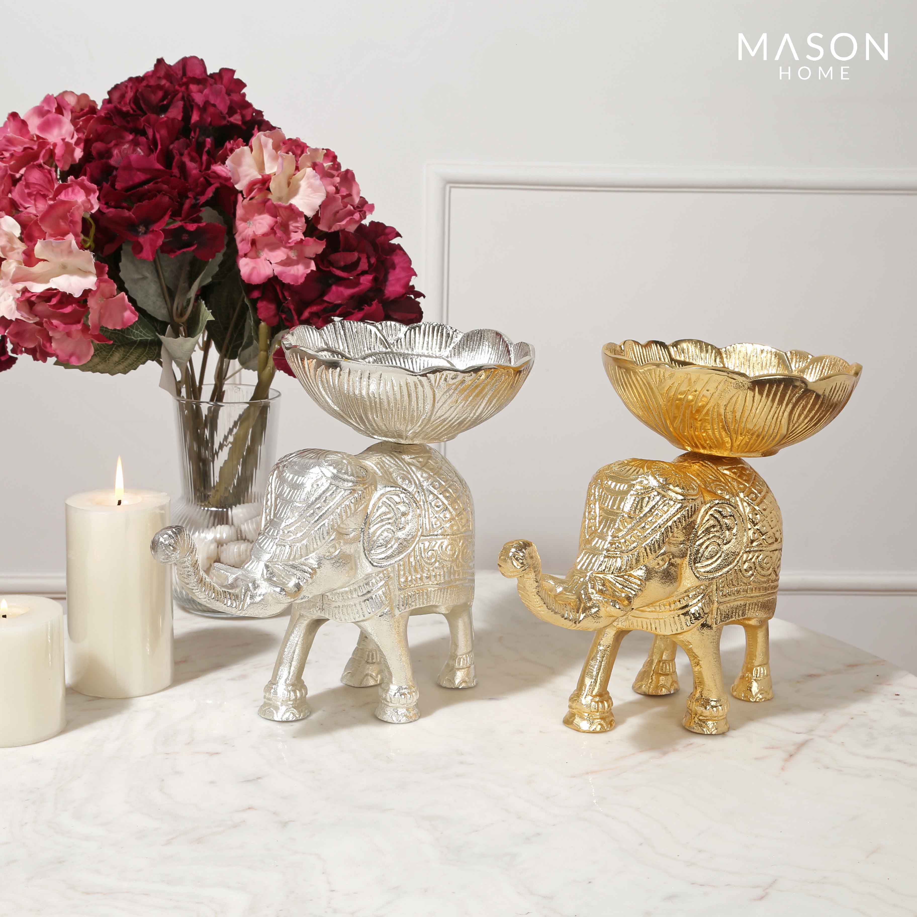 Elephant Silver Urli
