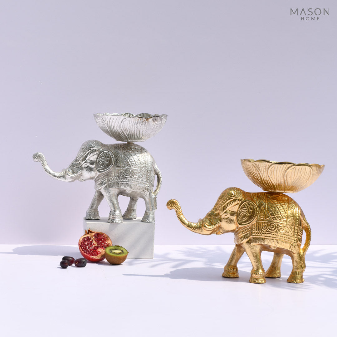 Elephant Silver Urli