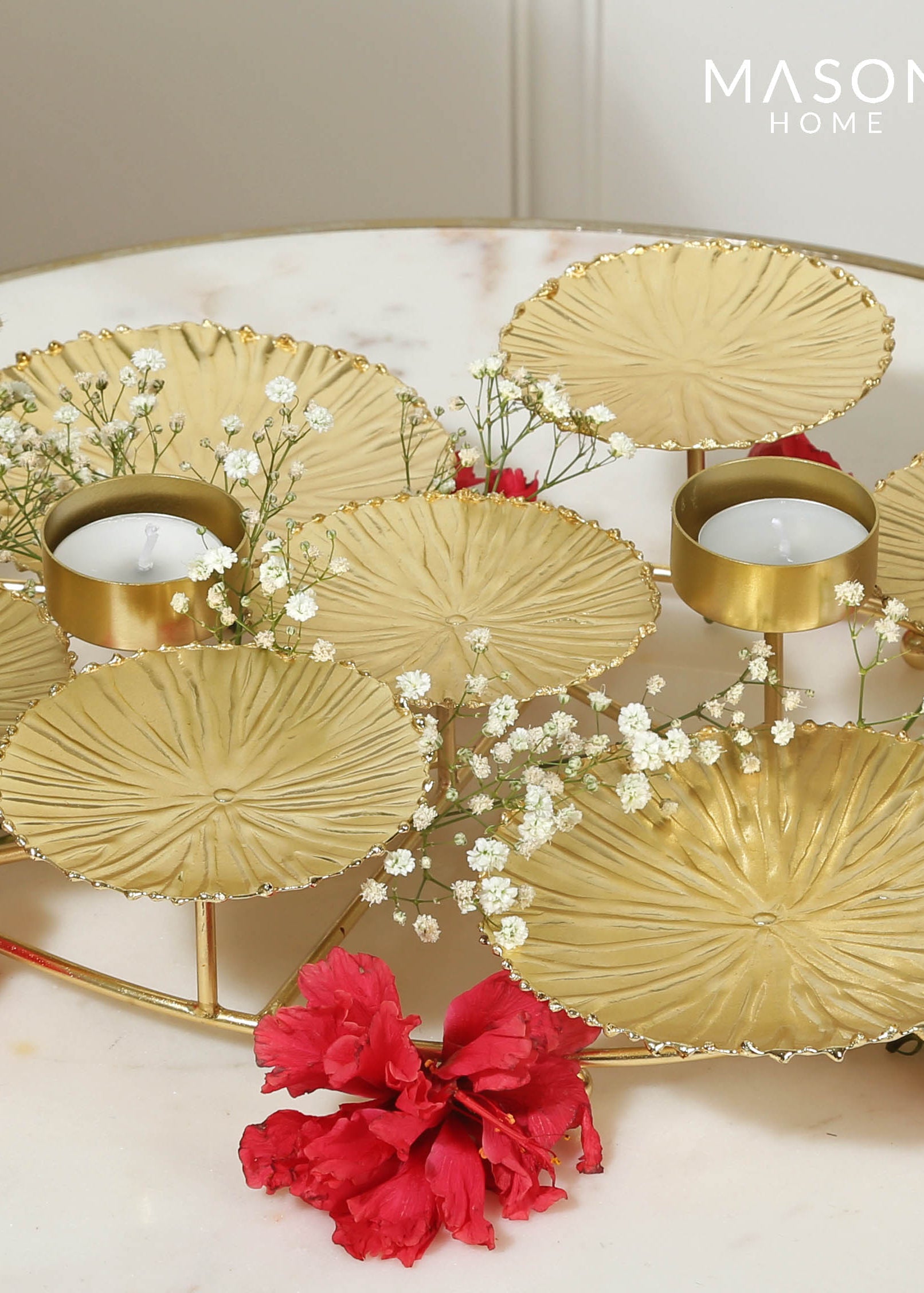 Lotus Leaf Votive Tray