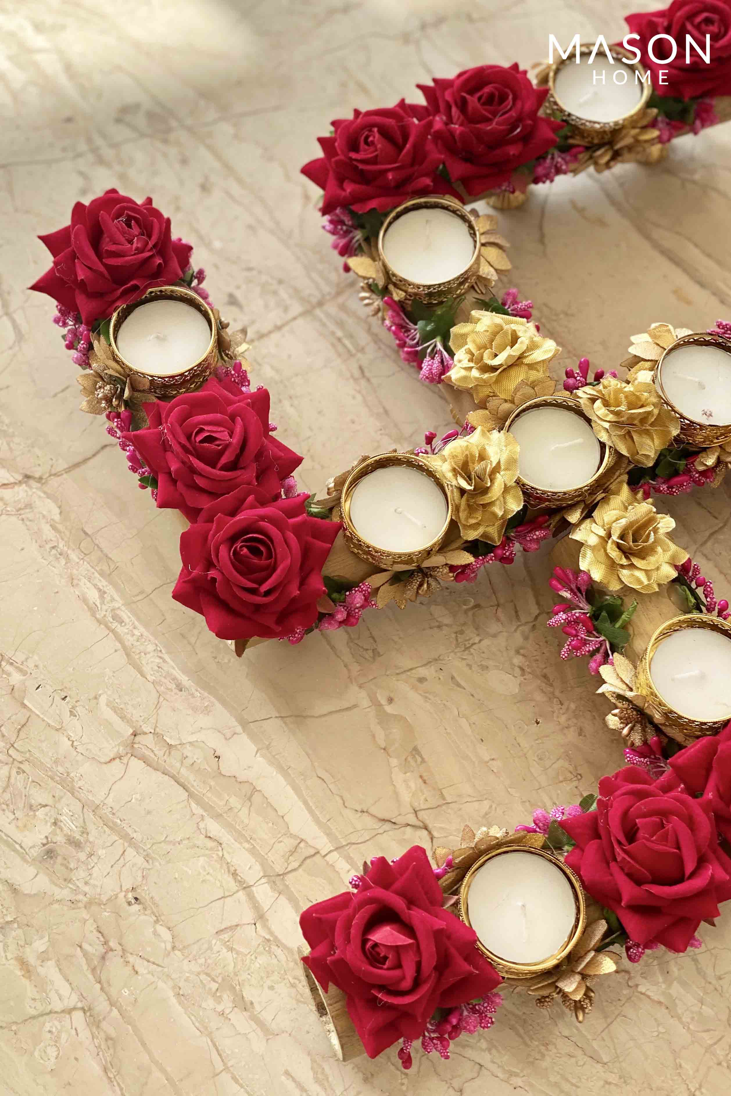 Festive Swastik Diya (Set Of 6)