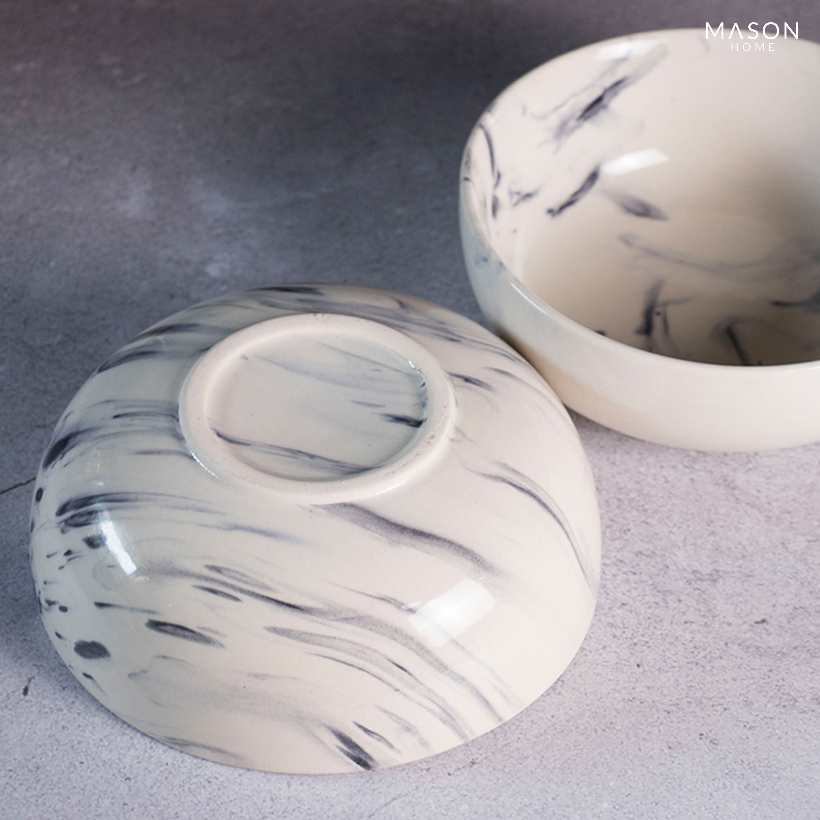 Marble Serving Bowl (Set Of 2)