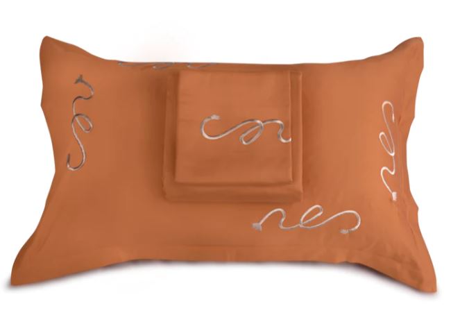 Twisted Rope - Copper Gold Bedsheet Set