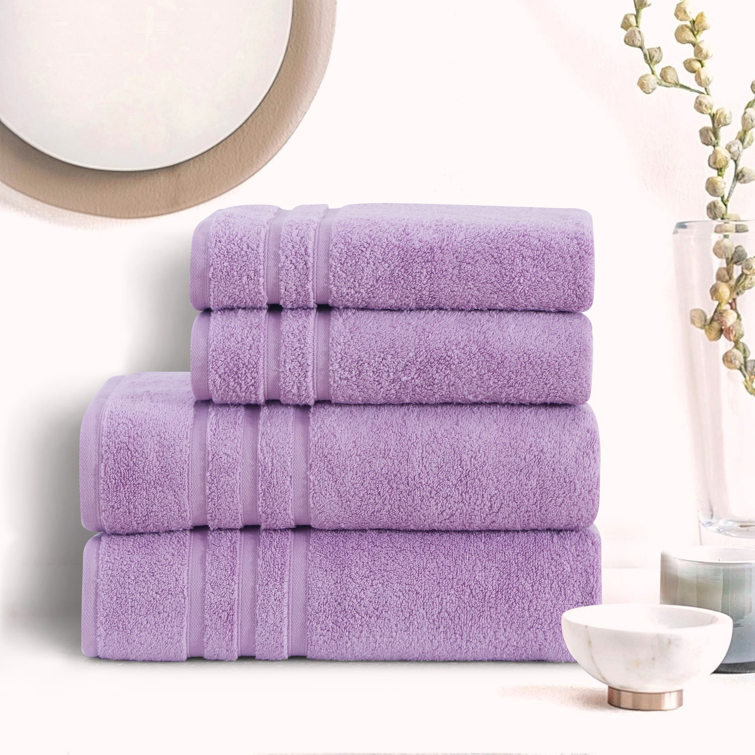 Lilac - Zero Twist Bath Towel