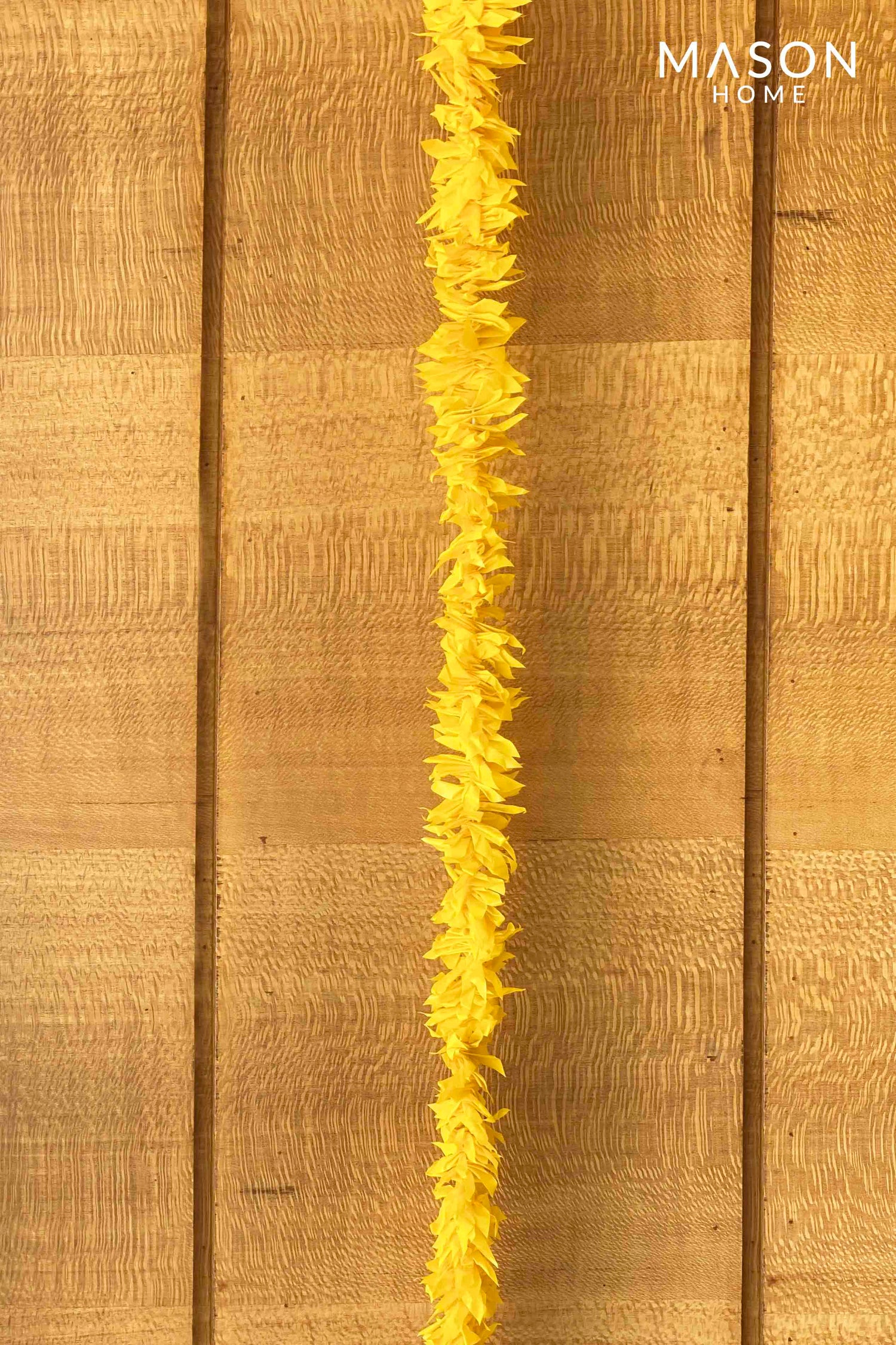 Decorative Artificial Yellow Gajra - Set Of 12 (3 Feet)
