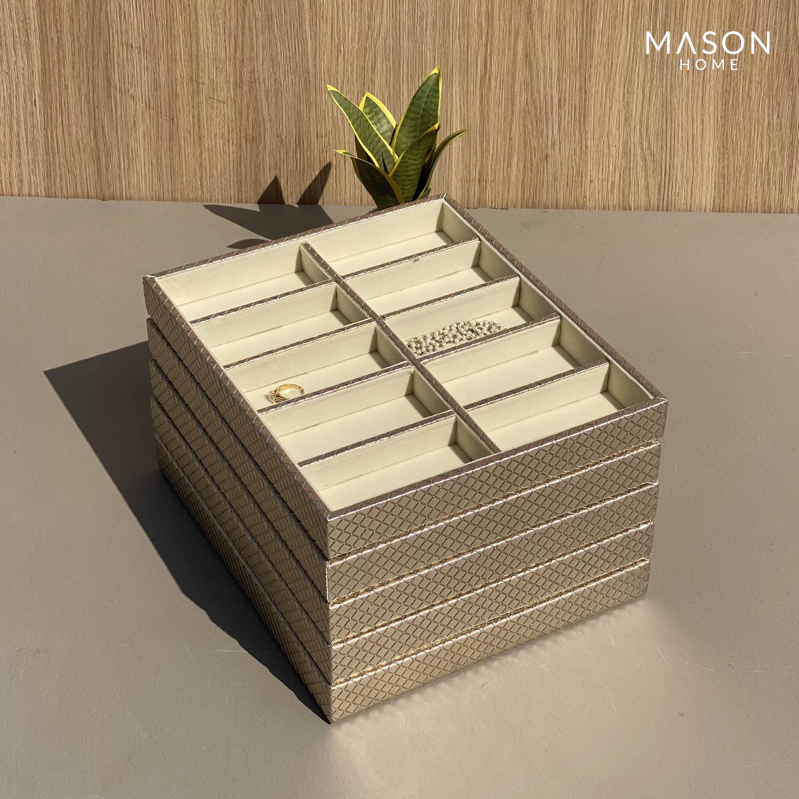 Braided Gold Stackable Collection