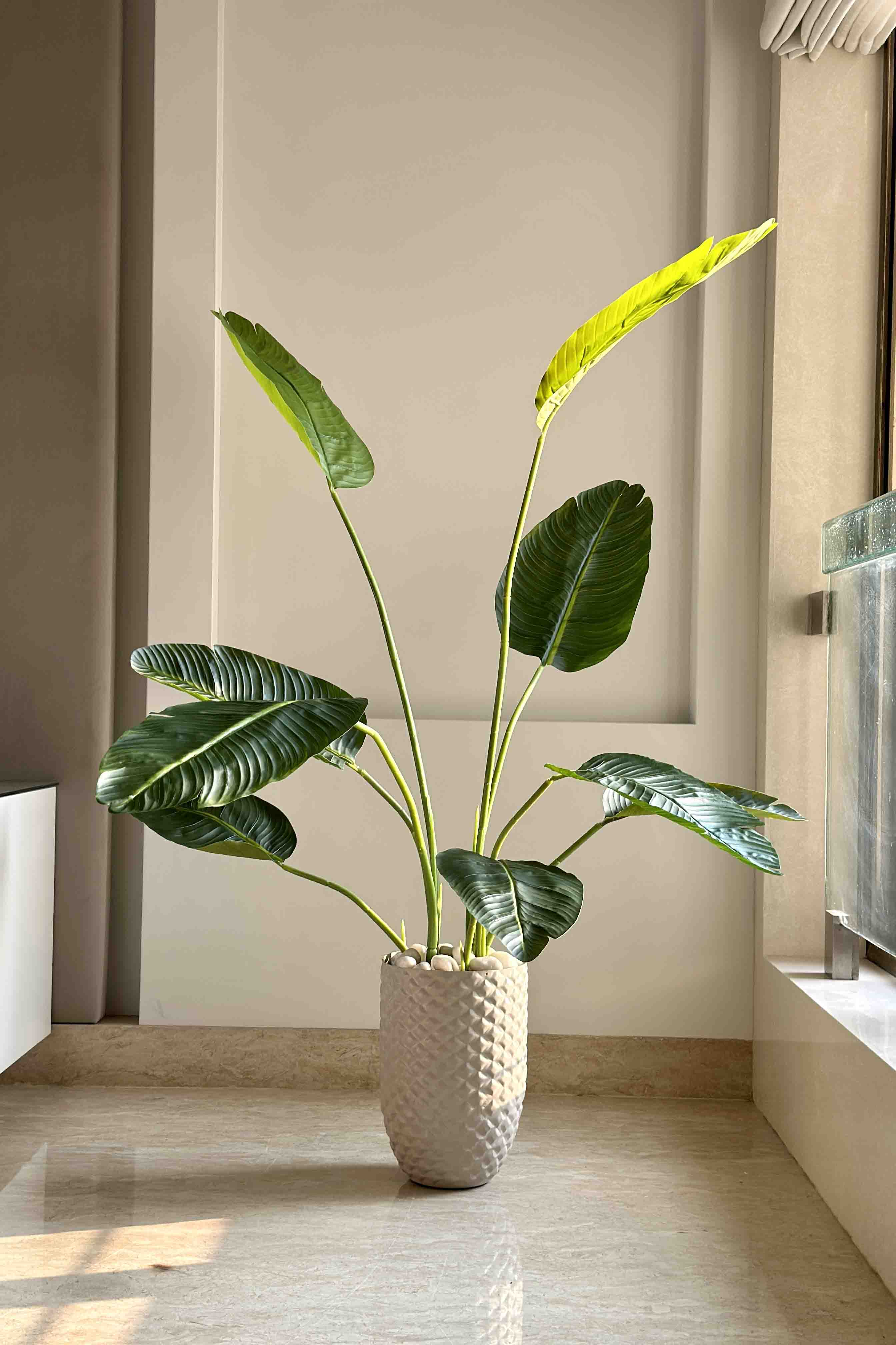 Giza Beige Planter - Small