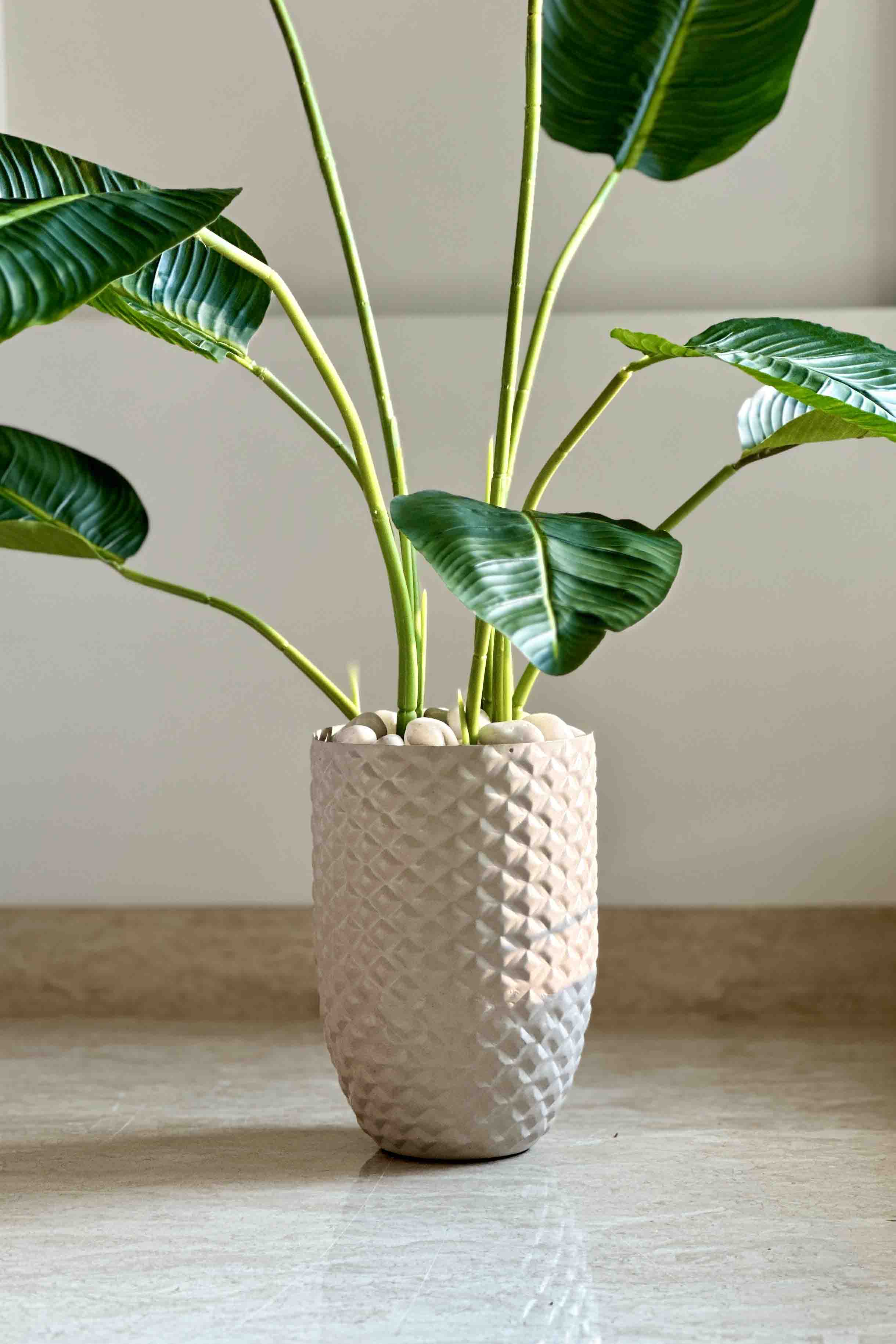 Giza Beige Planter - Small