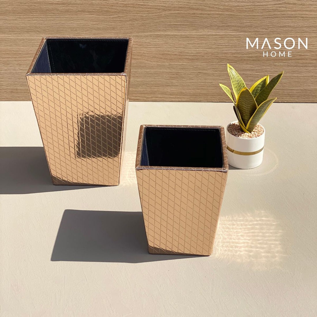 DUSTBIN ROSEGOLD - Mason Home by Amarsons - Lifestyle & Decor