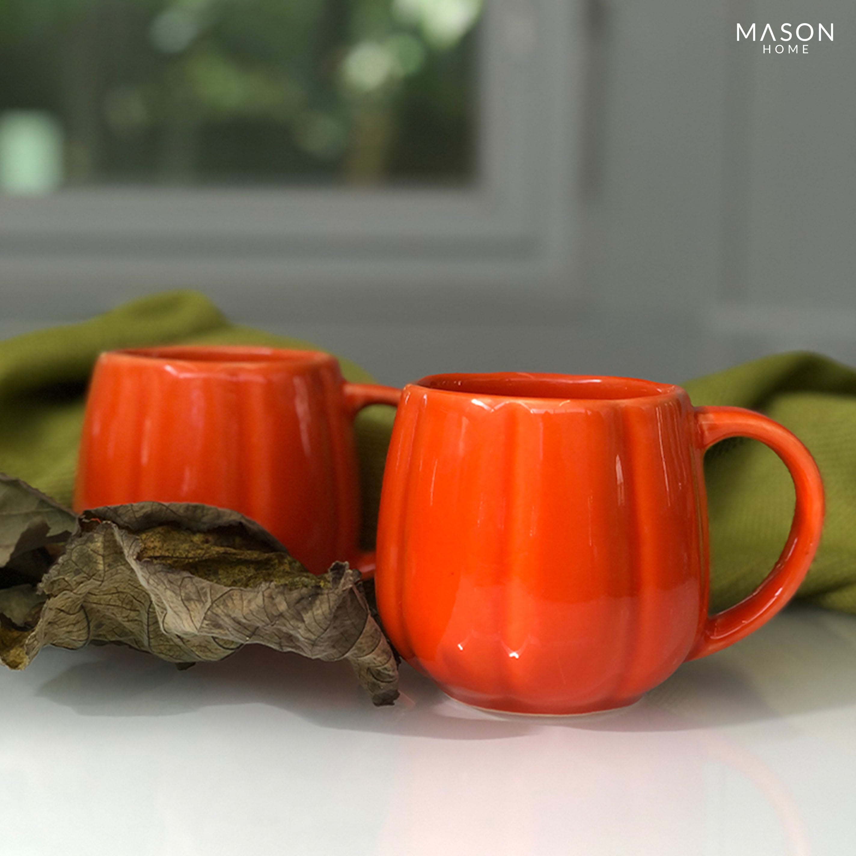Pumpkin Coffee Mug (Set Of 2)