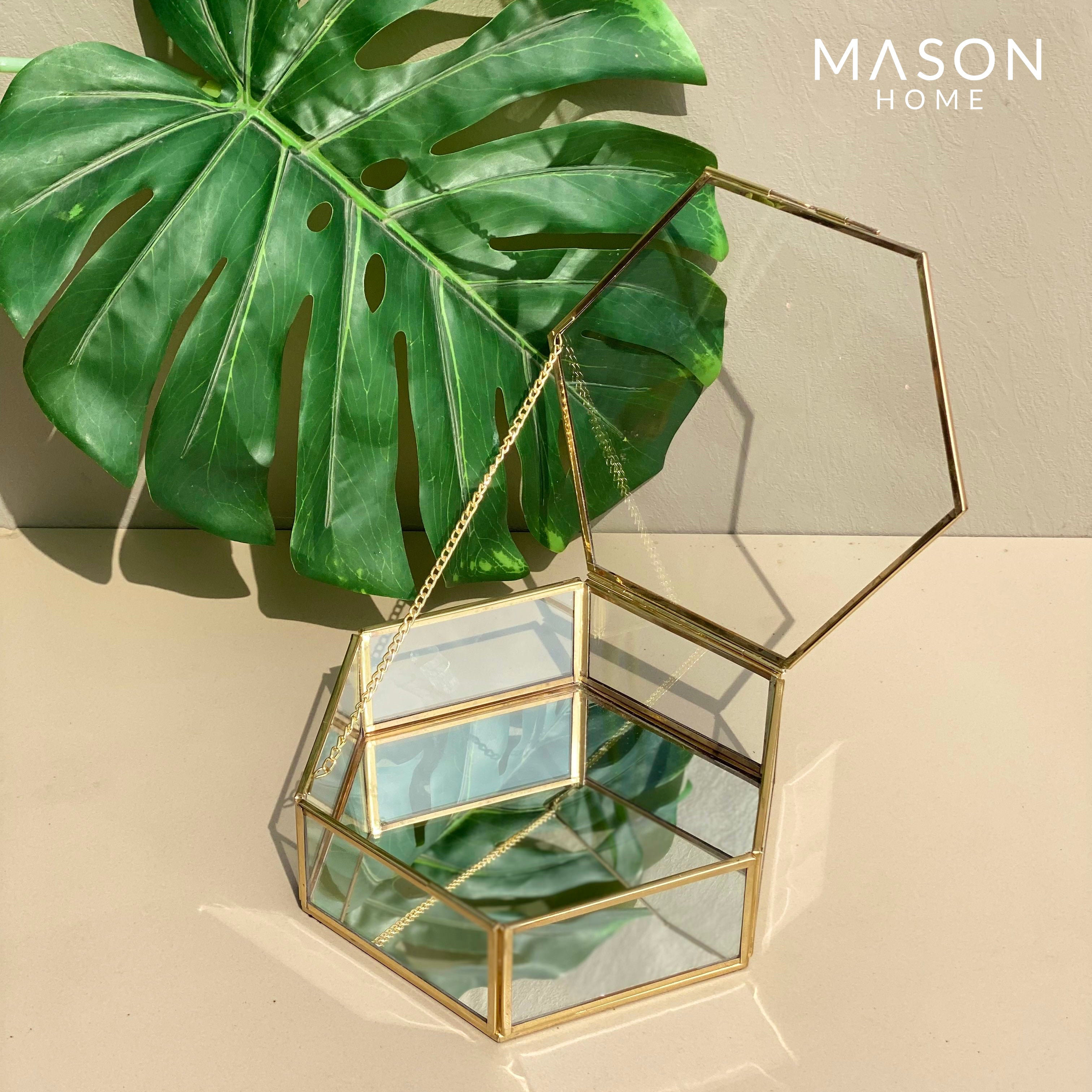 Milan Hexagon Glass Box