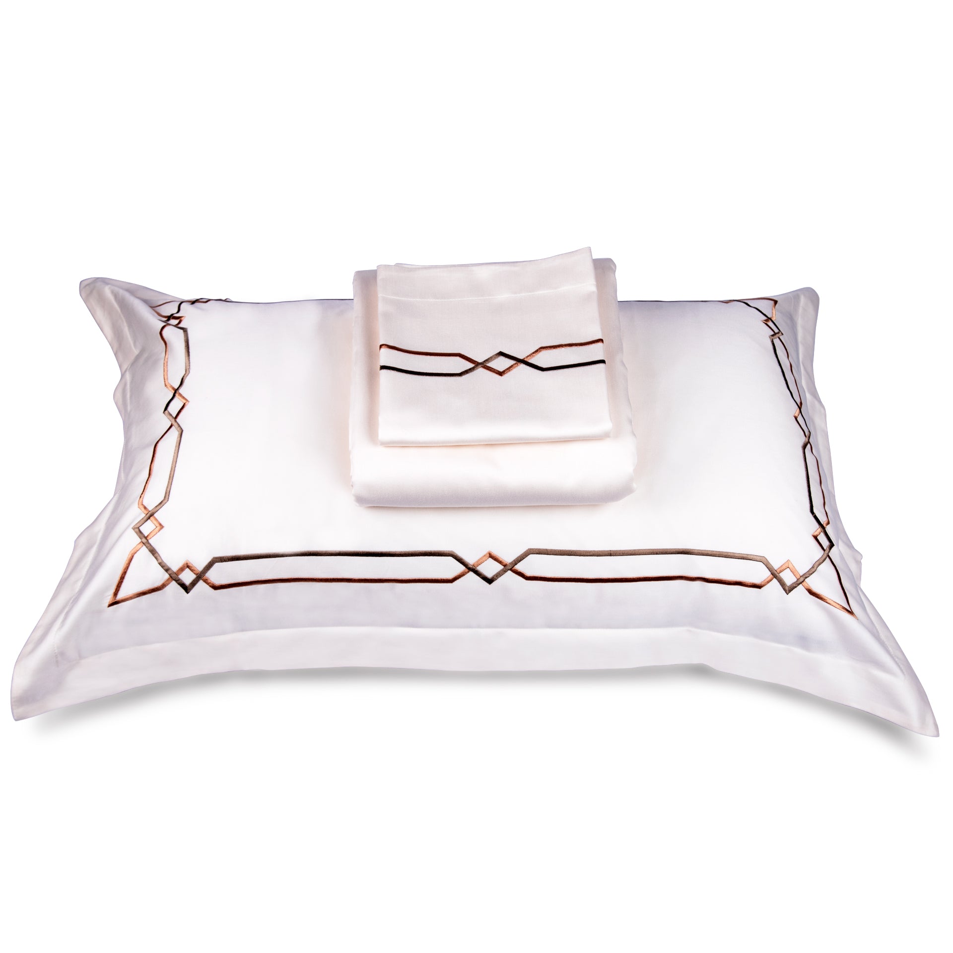 Mountain Trail - Cream Bedsheet Set