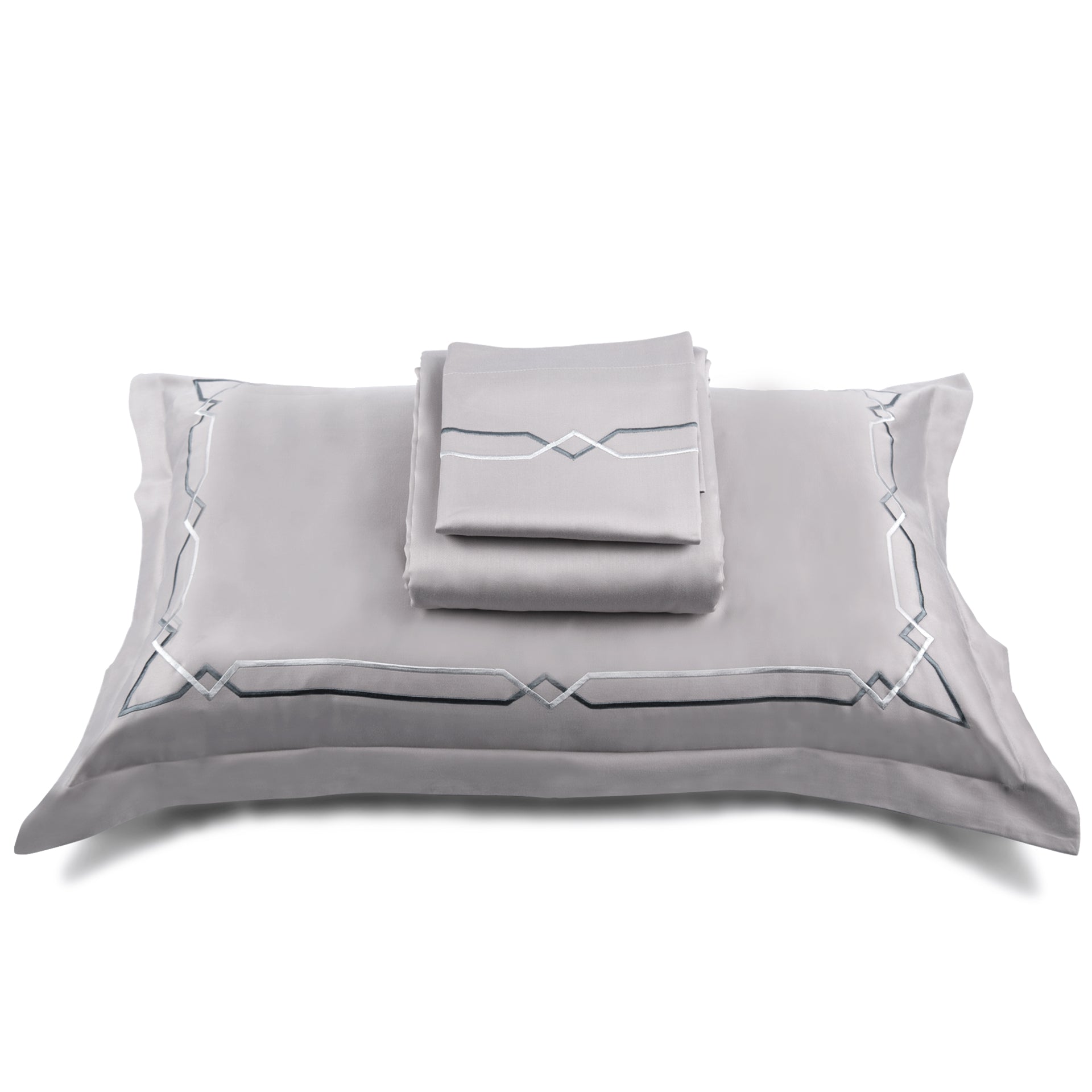 Mountain Trail - Modern Grey Bedsheet Set