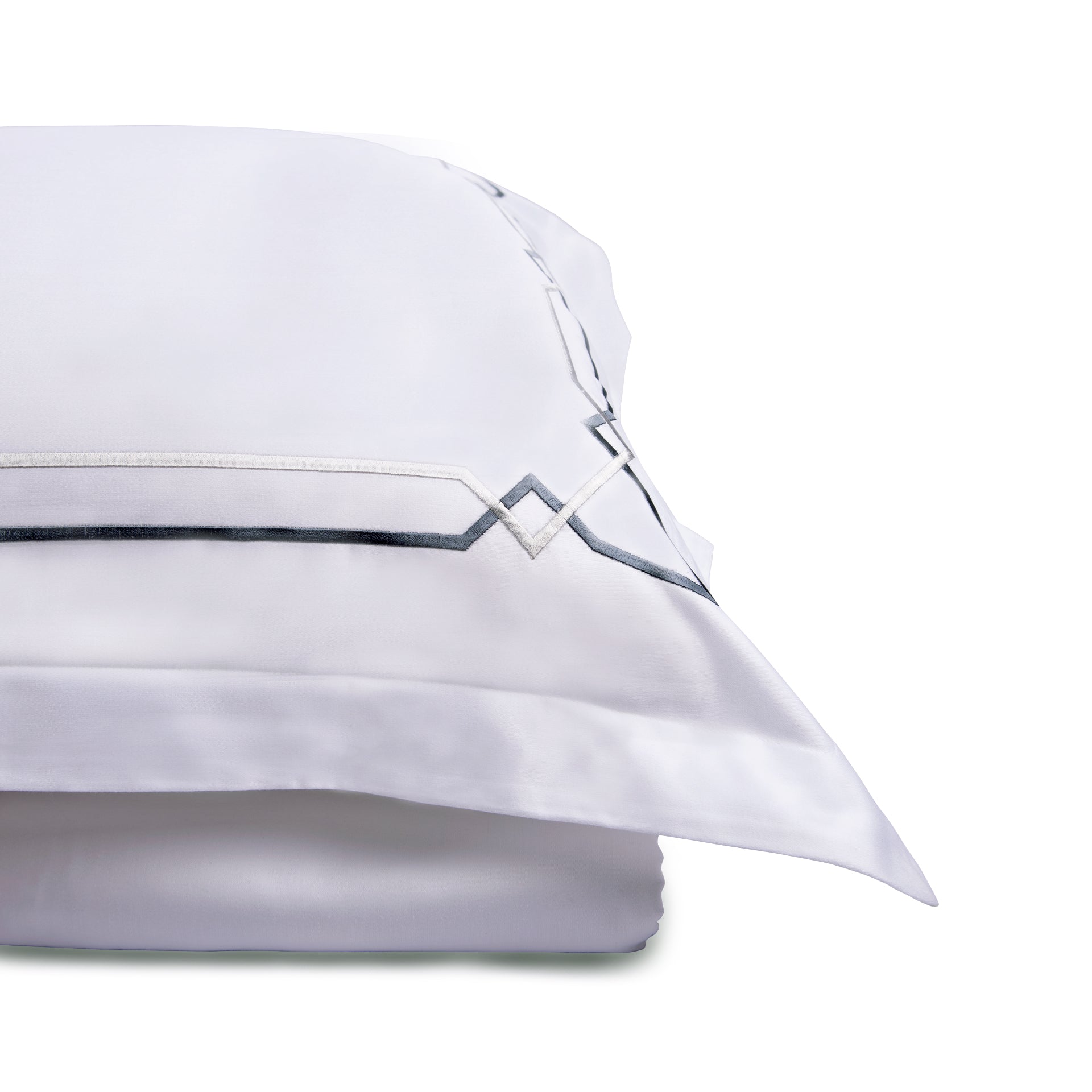 Mountain Trail - White Bedsheet Set