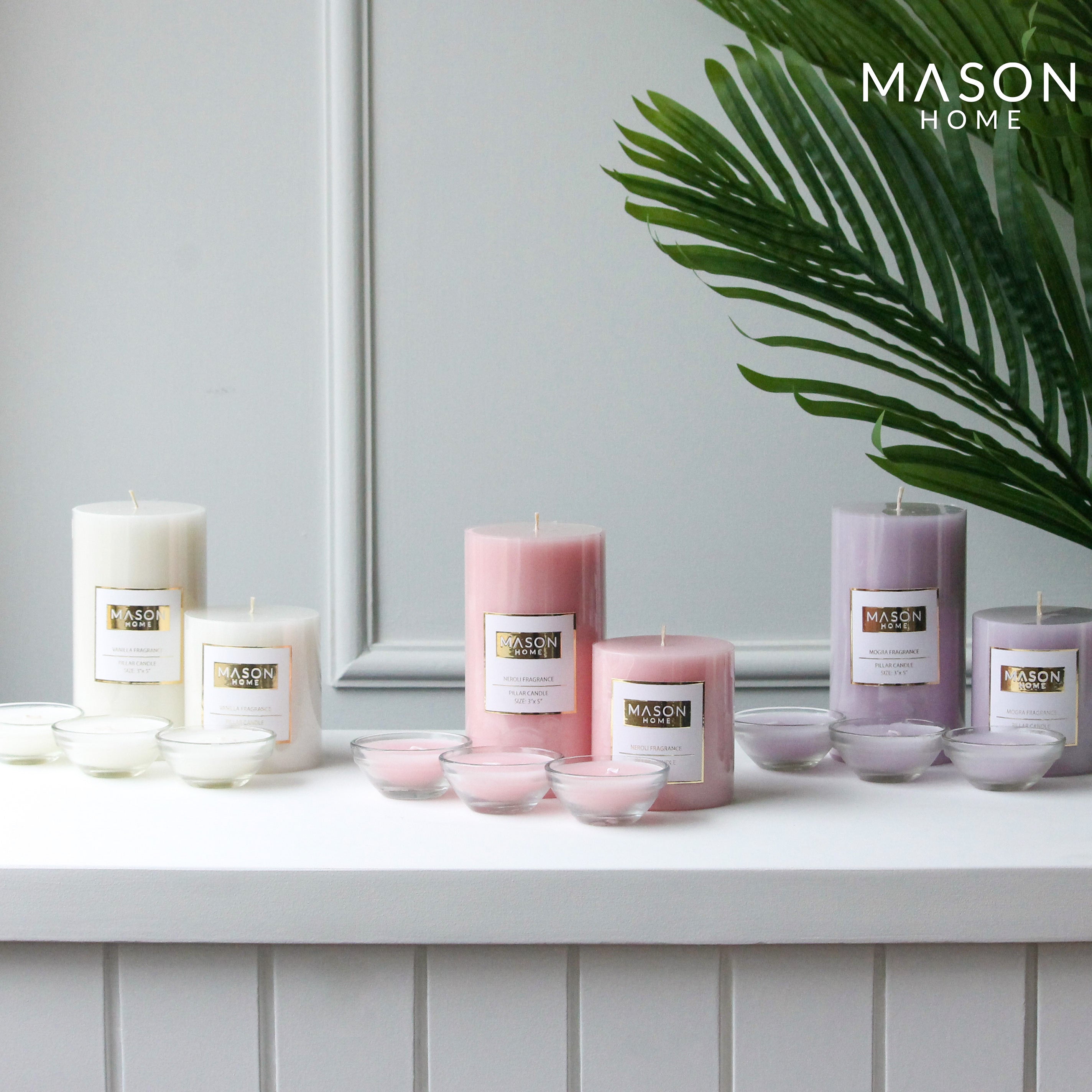 Mogra Scented Bowl Candle - Set Of 5